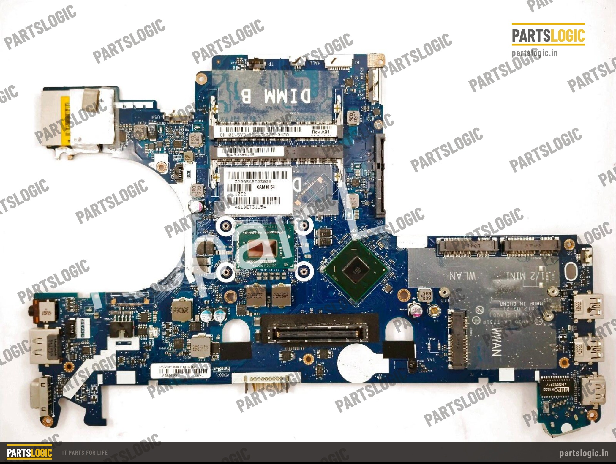 Dell Latitude E-Series 6230 Laptop Motherboard — i5-3340M, Integrated Graphics