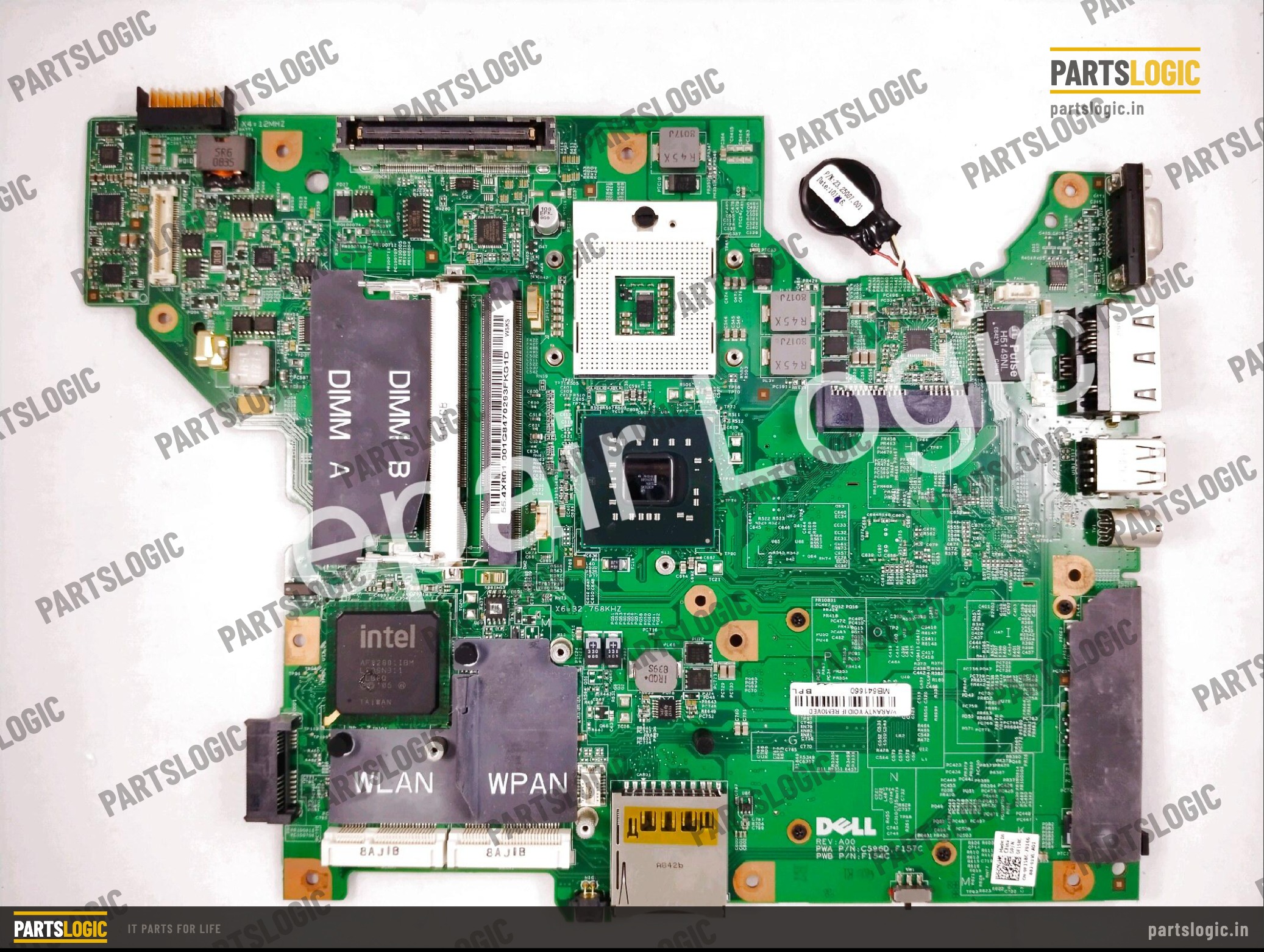 Dell Latitude E-Series 5500 Laptop Motherboard — Core 2 Duo, Integrated Graphics