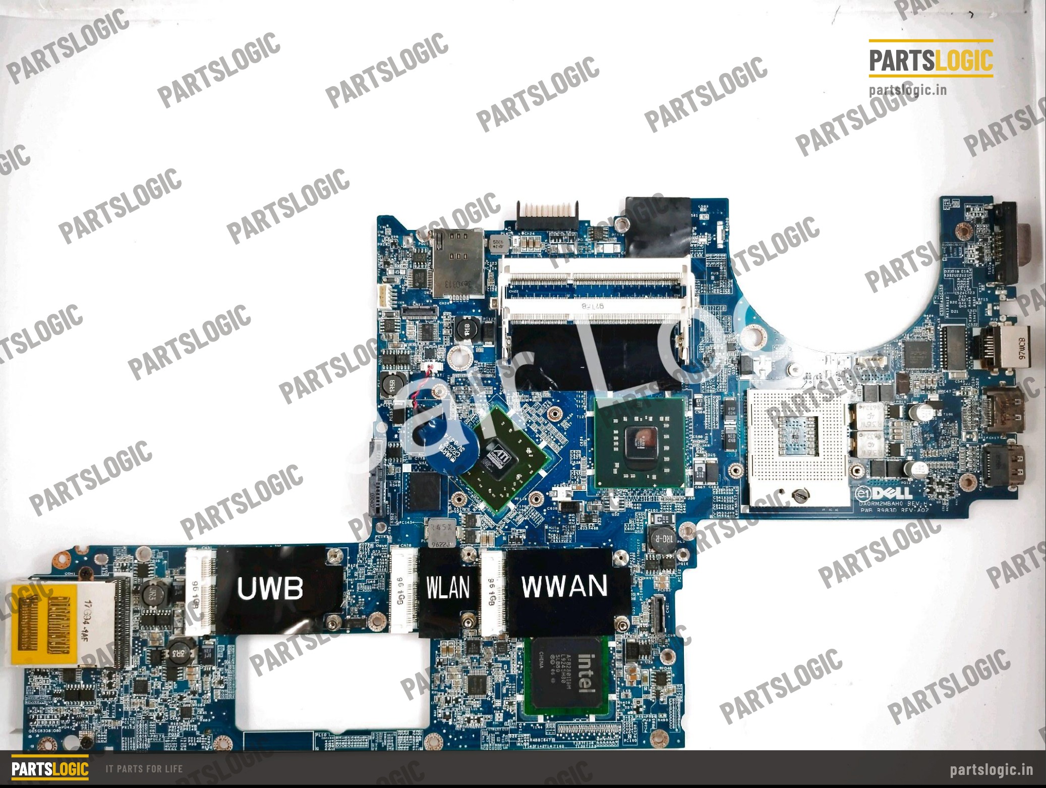 Dell XPS 1640 Laptop Motherboard — Core 2 Duo, Discrete Graphics