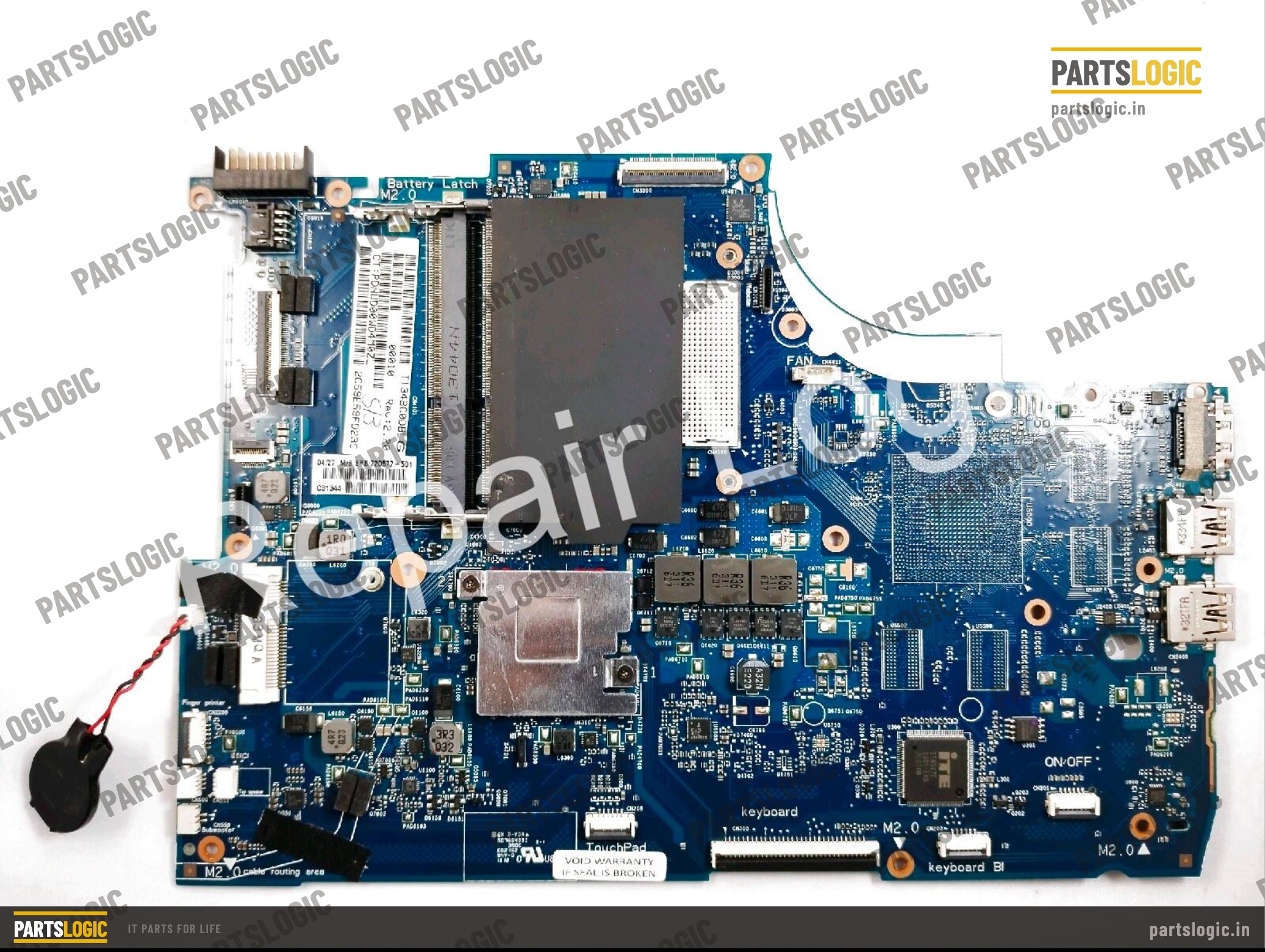 HP Envy 15-J Laptop Motherboard — Integrated Graphics