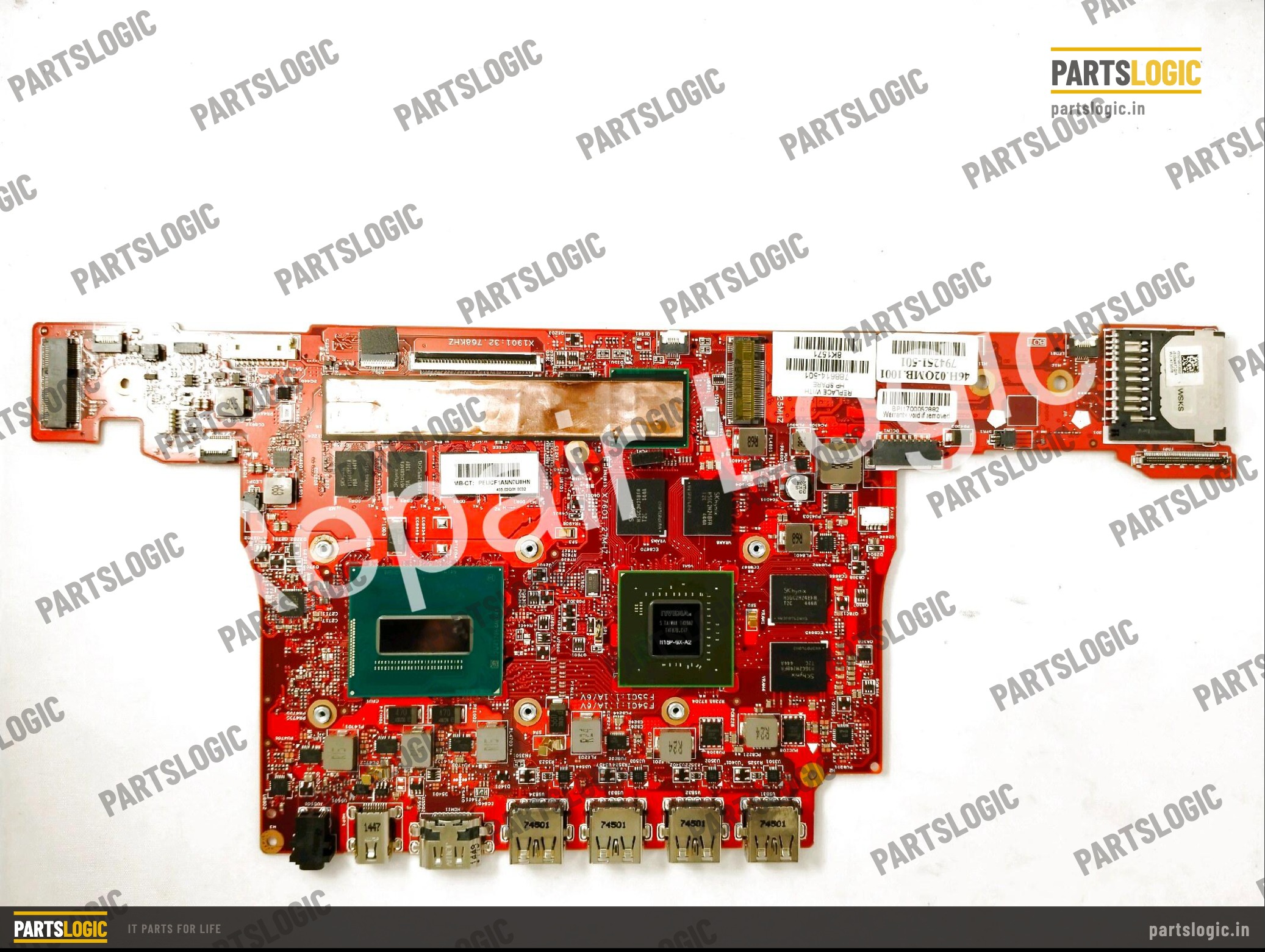 HP Omen 15-5013DX Laptop Motherboard — i7-4710HQ, Discrete Graphics