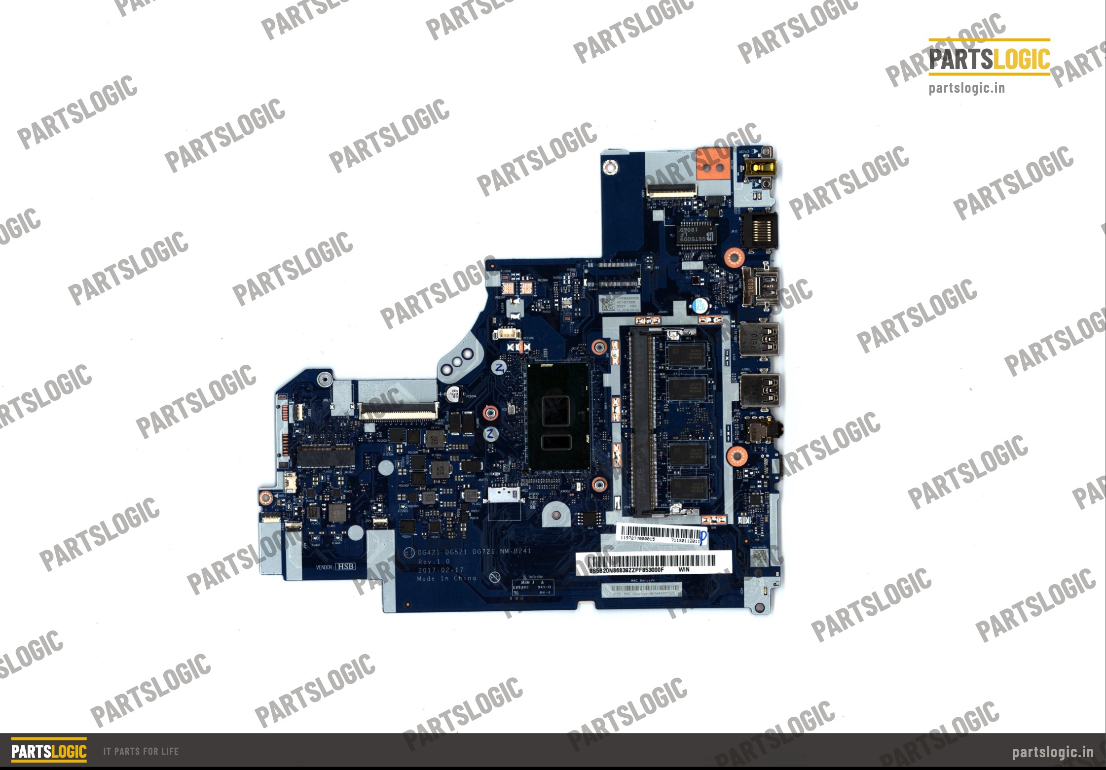 Lenovo IdeaPad 320 Laptop Motherboard — i5-7200U, Integrated Graphics