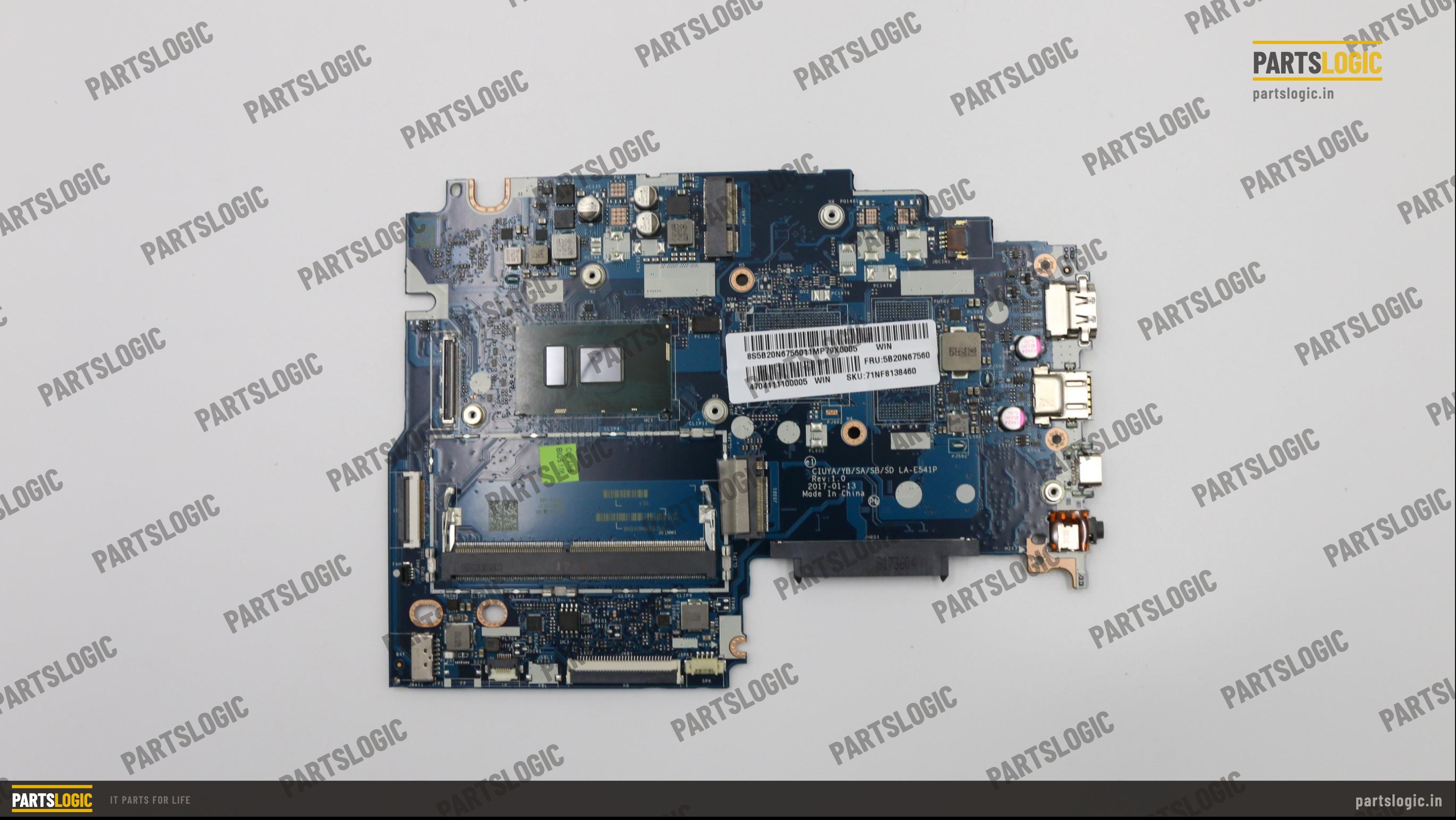 Lenovo IdeaPad 320s-14iKB Laptop Motherboard — i5-7200U, Integrated Graphics