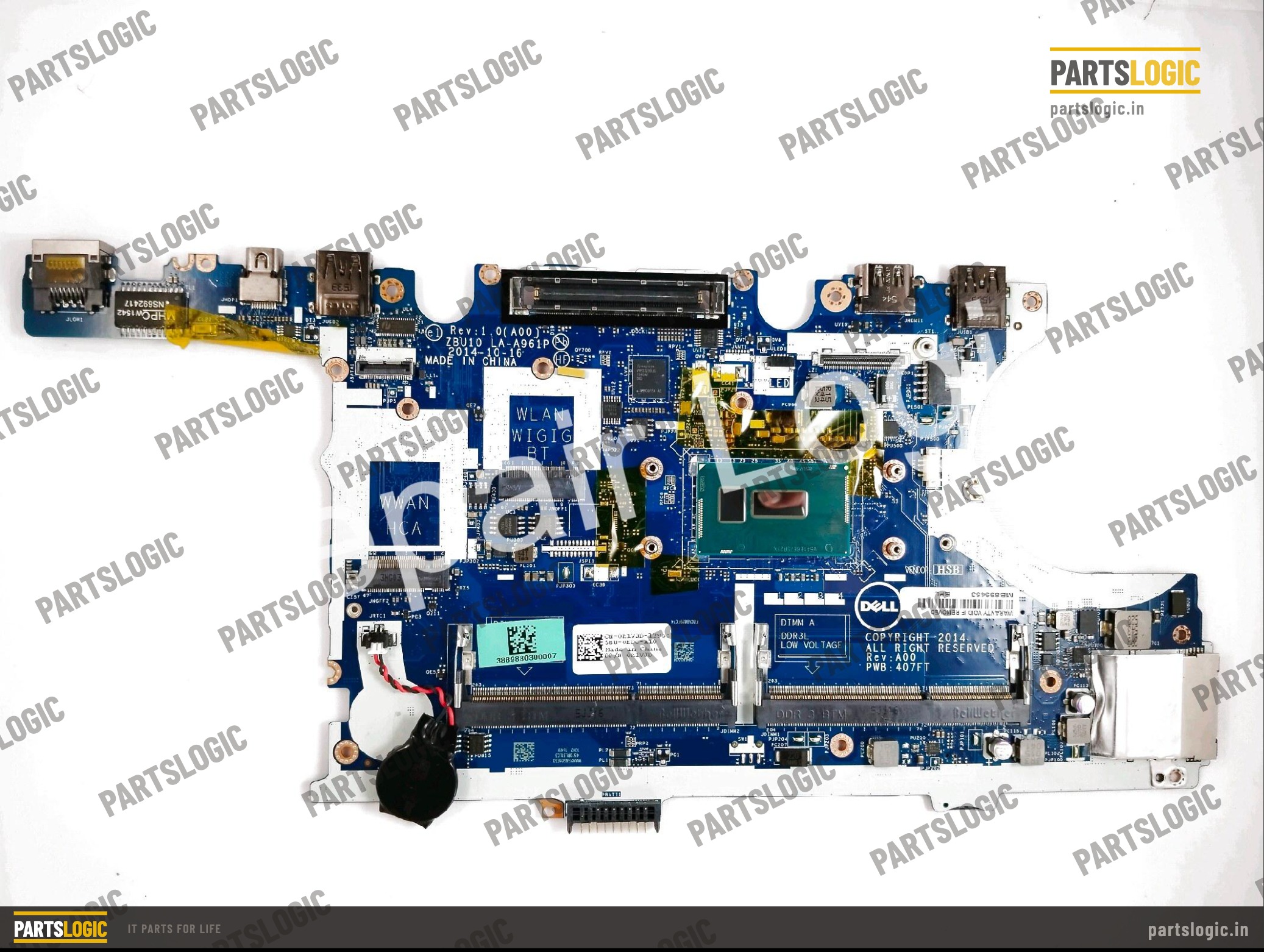Dell Latitude E-Series 7450 Laptop Motherboard — i5-5300U, Integrated Graphics