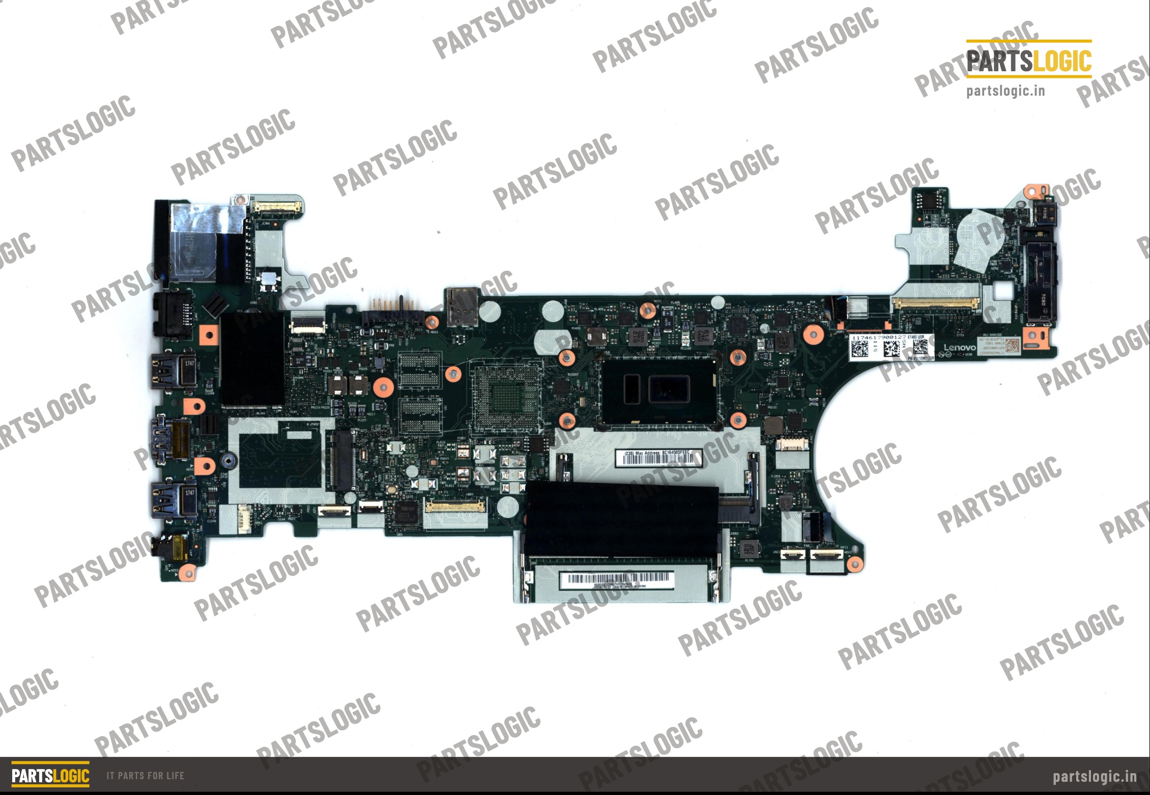 Lenovo ThinkPad T480 Laptop Motherboard — i5-8250U, Integrated Graphics