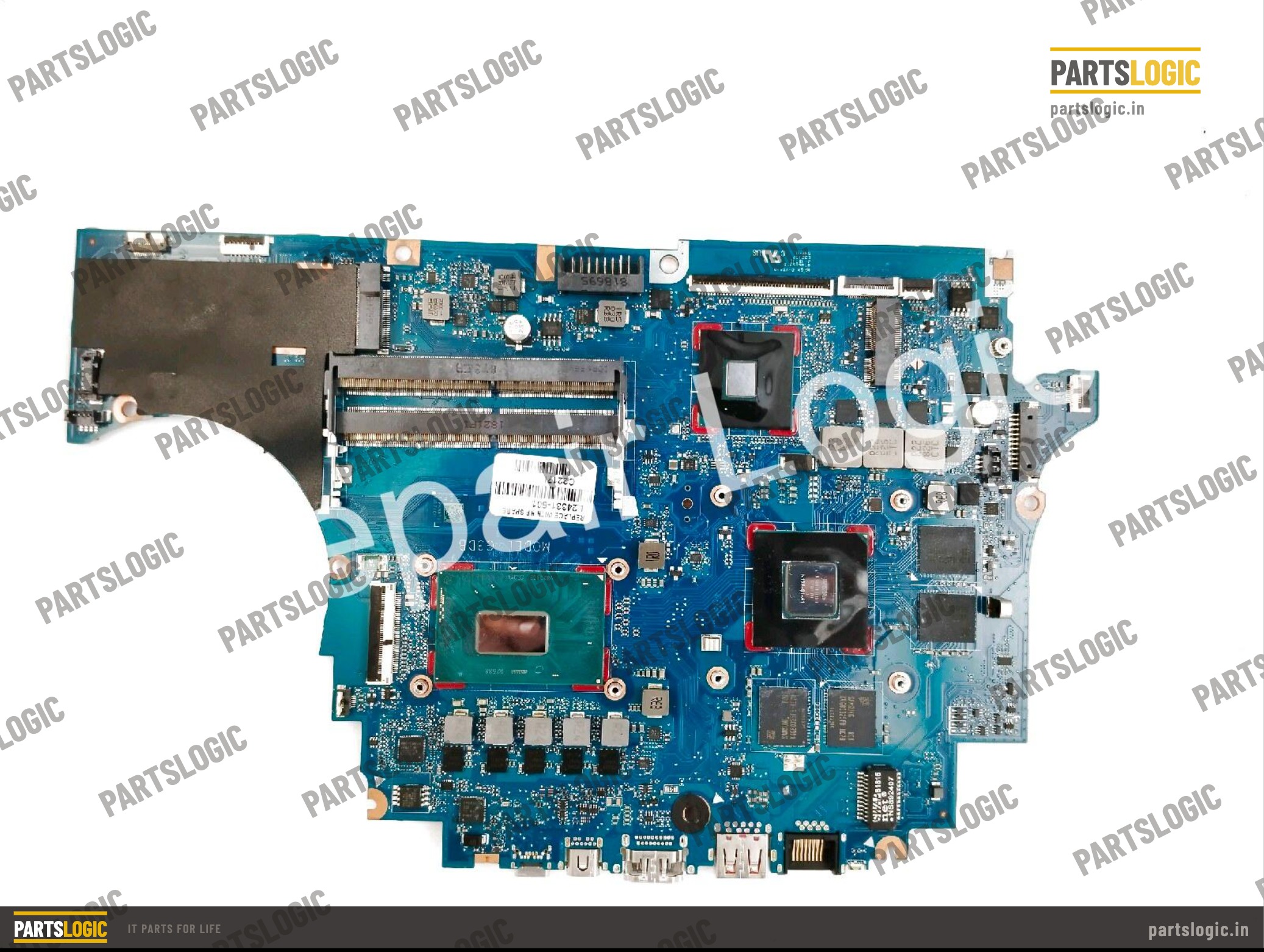 HP Omen 15-DC Laptop Motherboard — i7-8750H, Discrete Graphics