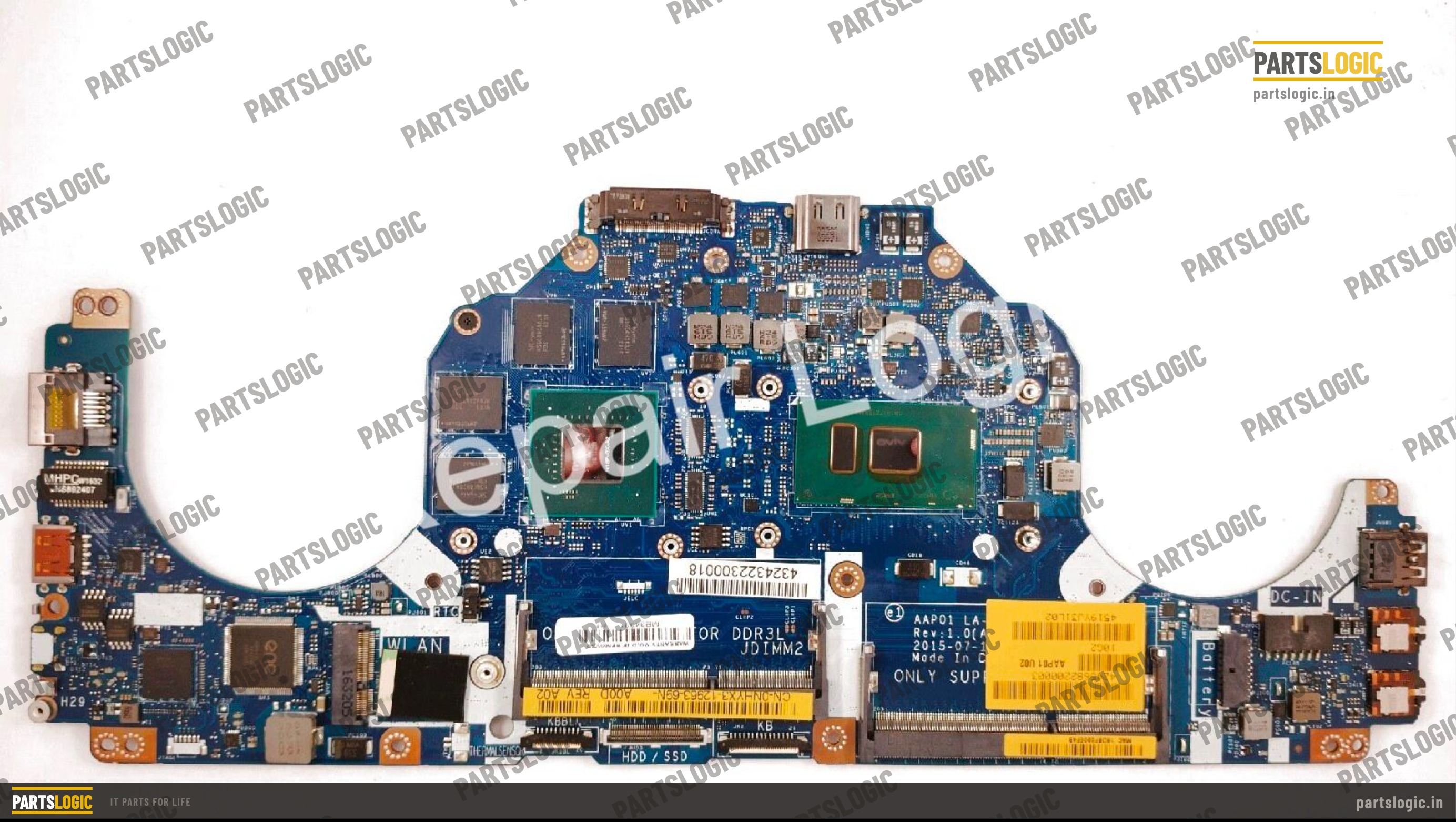 Dell Alienware 13 Laptop Motherboard — i7-6500U