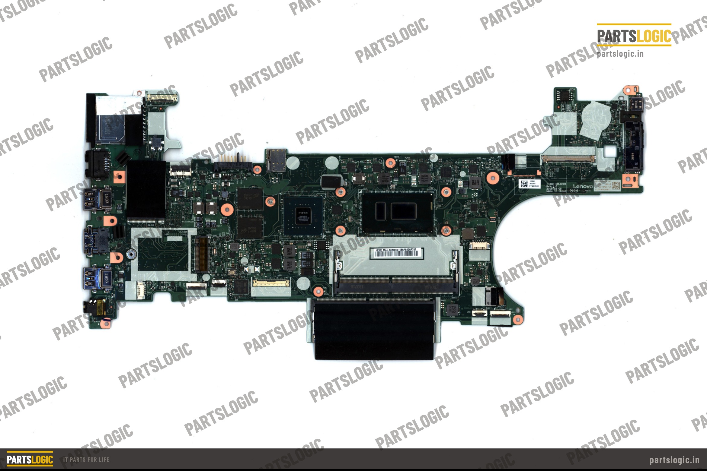 Lenovo ThinkPad T480 Laptop Motherboard — i5-8350U, Discrete Graphics