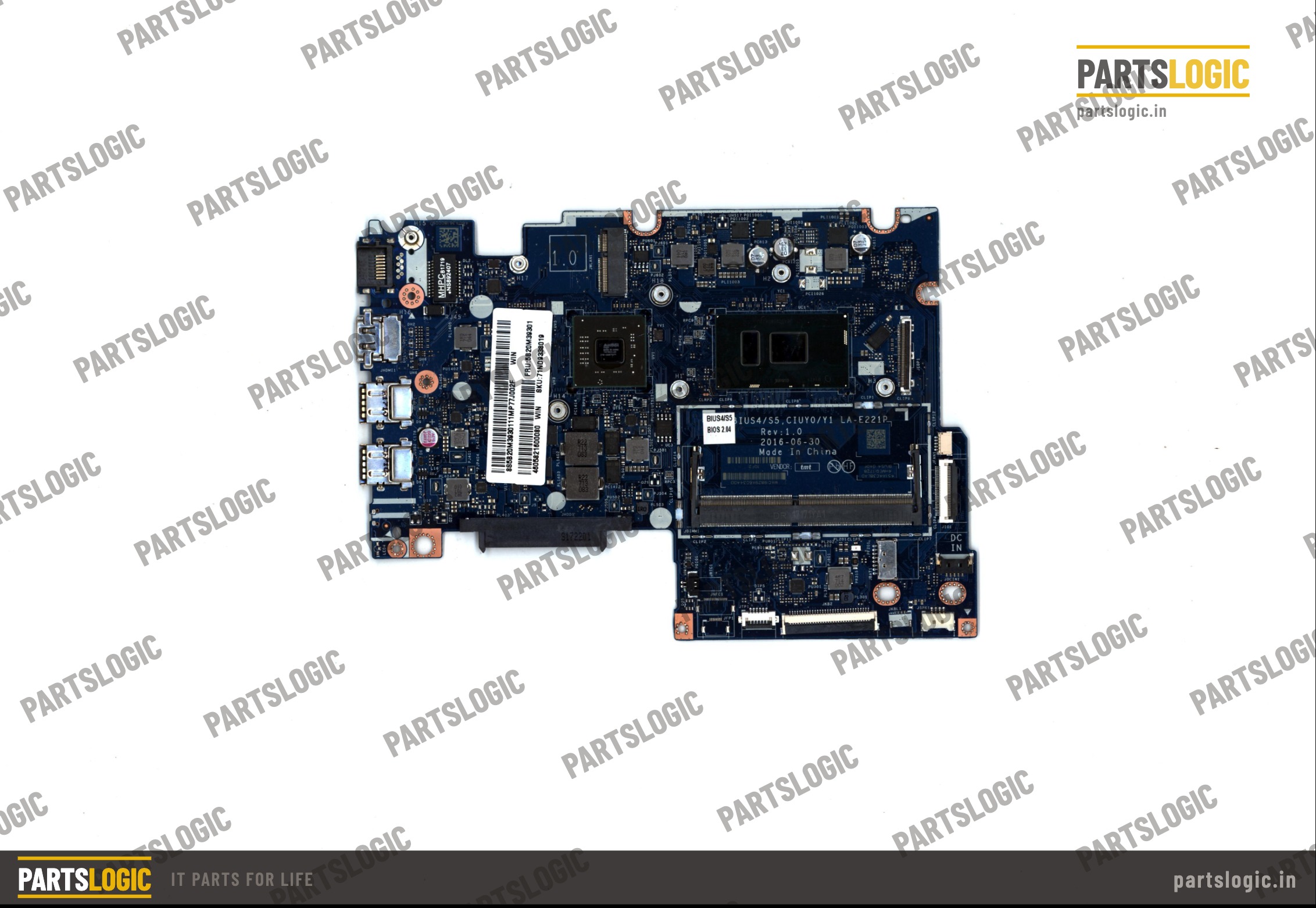 Lenovo IdeaPad 310s Laptop Motherboard — i5-7200U, Discrete Graphics