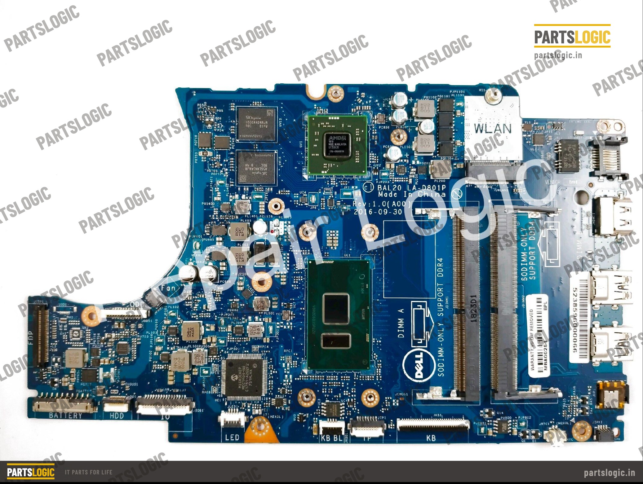 DELL 5567 / 5767 LA-D801P i5-7200U DIS
