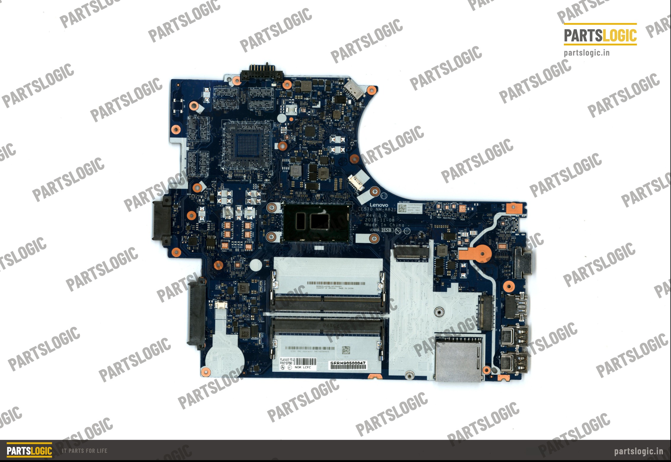 Lenovo ThinkPad E570 Laptop Motherboard — i5-7200U, Integrated Graphics