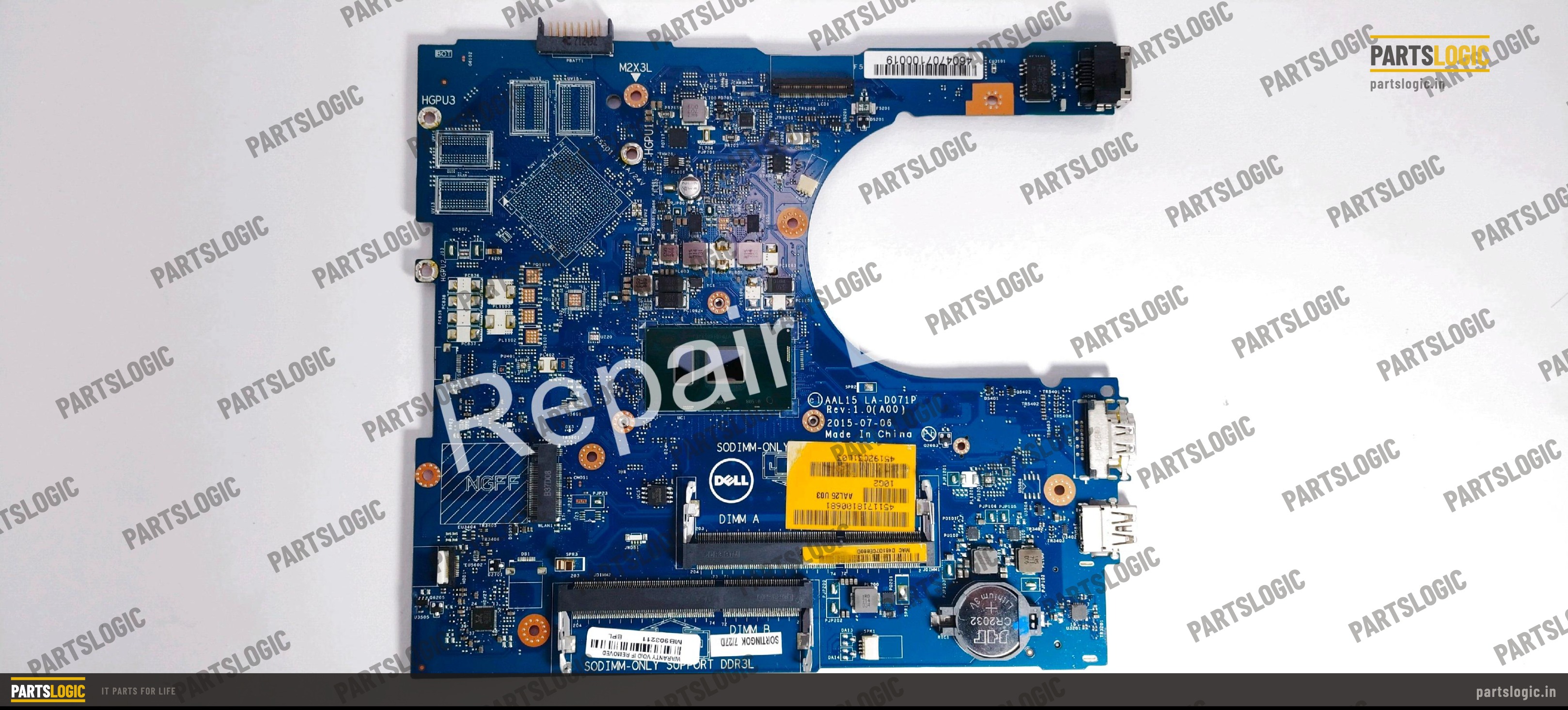 DELL 5559 LA-D071P i7-6500U UMA 86V8H