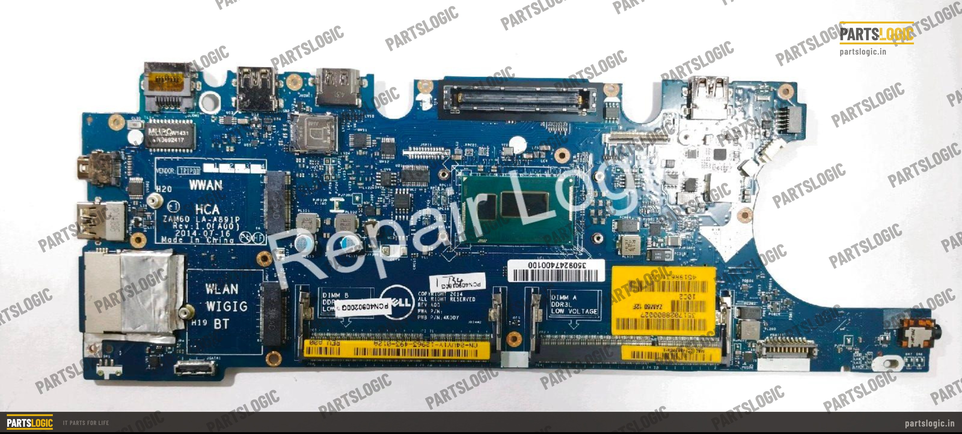 Dell Latitude E-Series 5250 Laptop Motherboard — i3-4030U