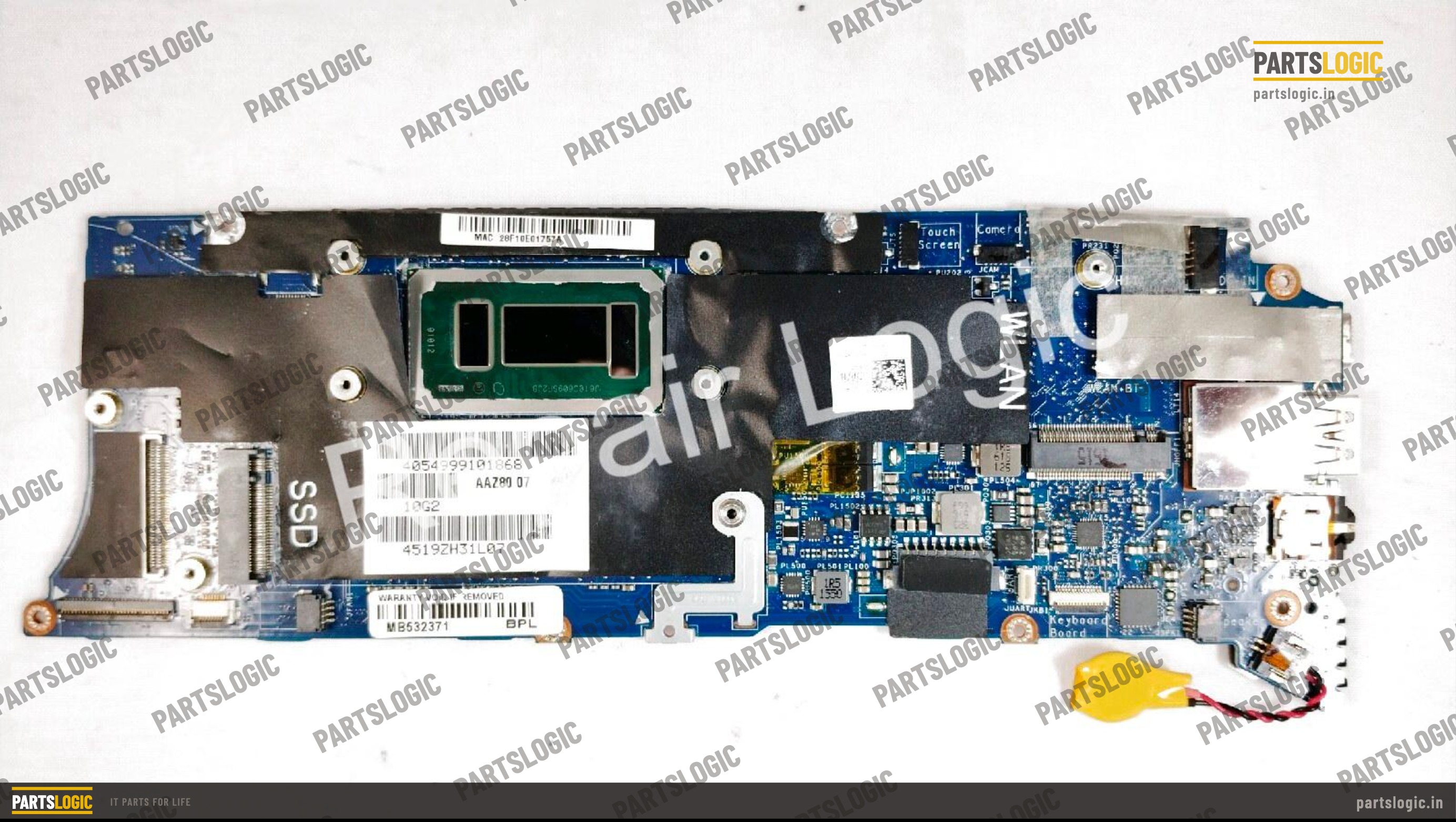 Dell XPS 9360 Laptop Motherboard — i7-6560, Integrated Graphics