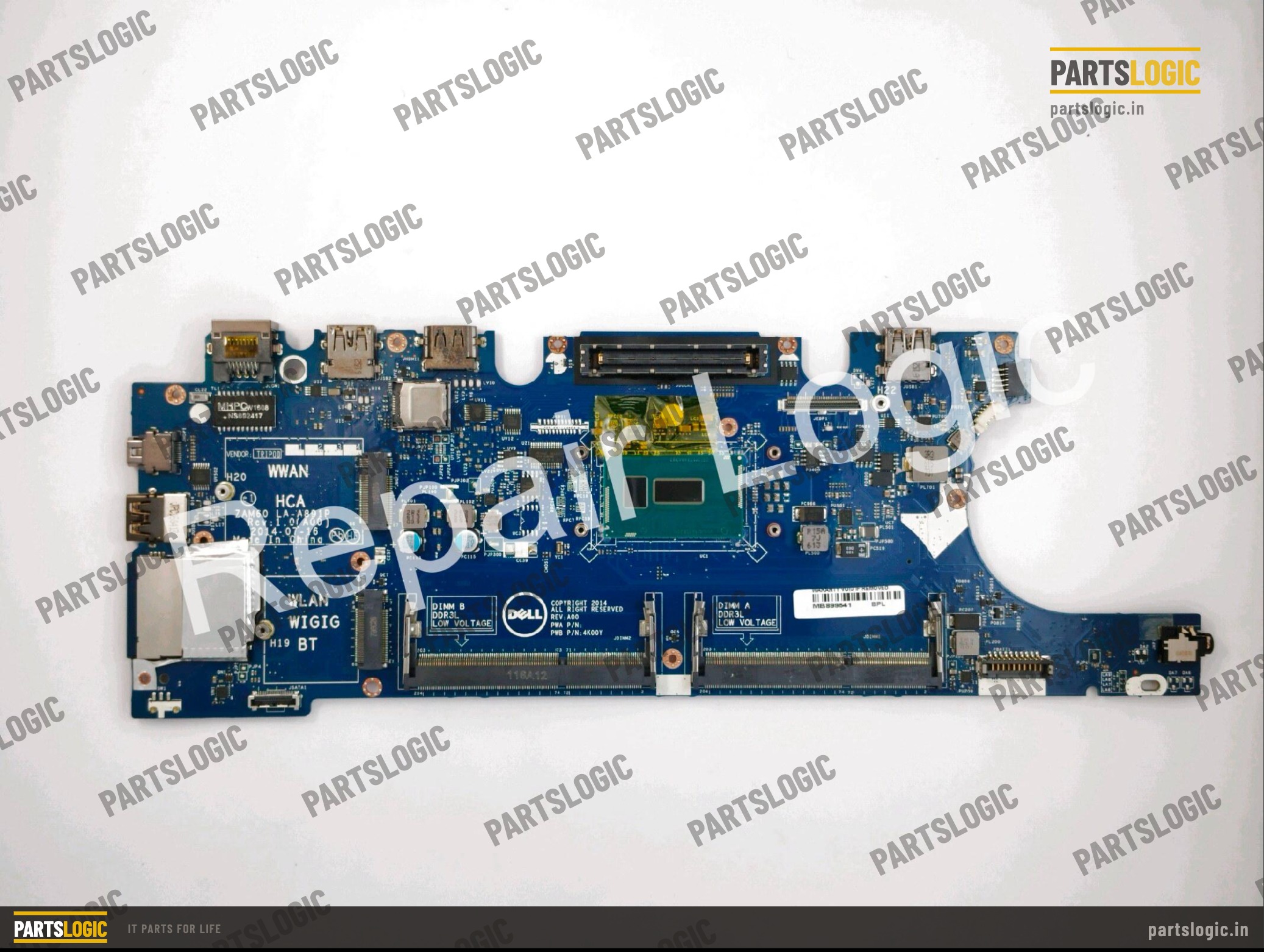 Dell Latitude E-Series 5250 Laptop Motherboard — i5-5200U, Integrated Graphics