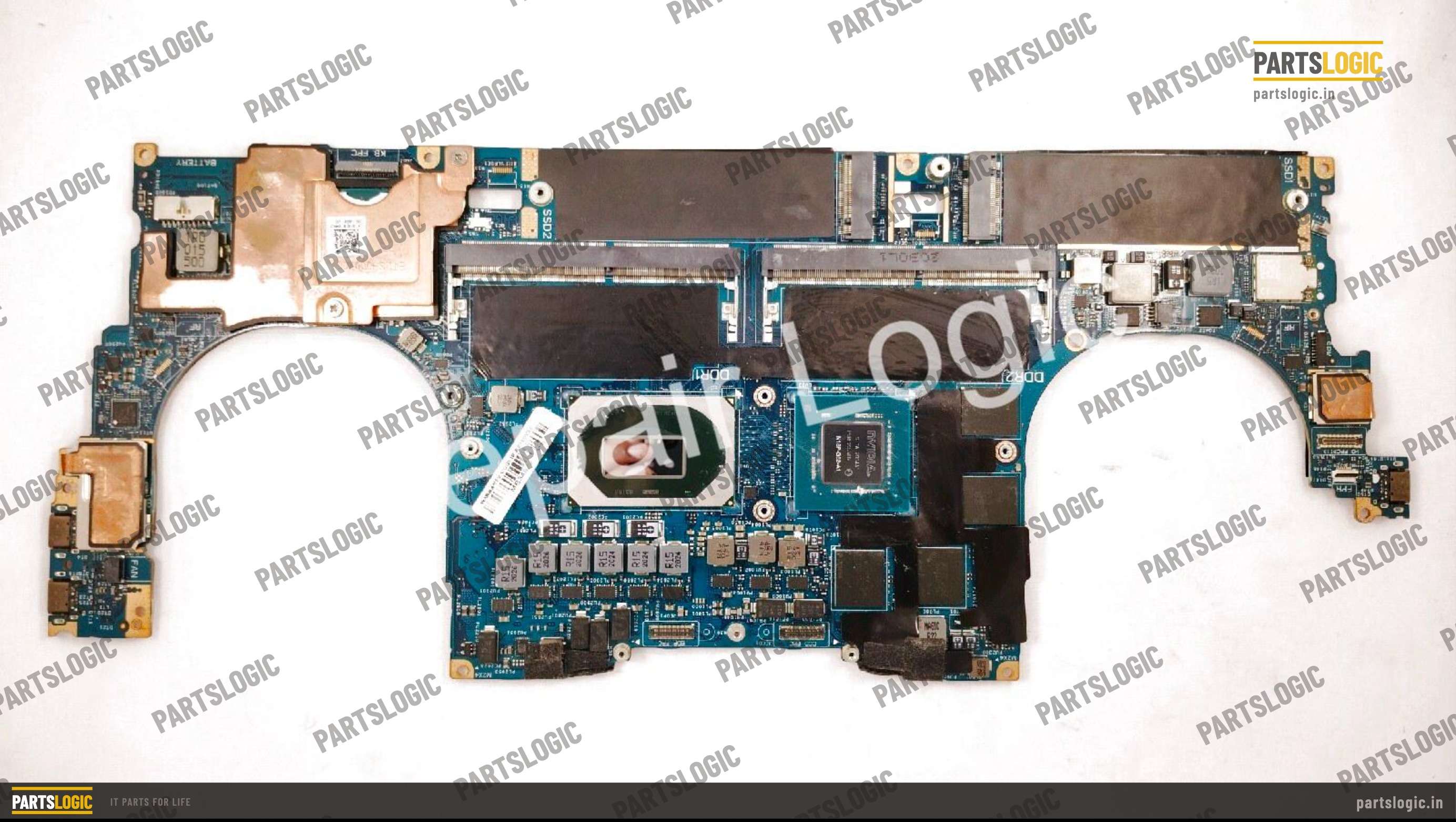 Dell XPS 9500 Laptop Motherboard — i7-10750H, Discrete 4GB