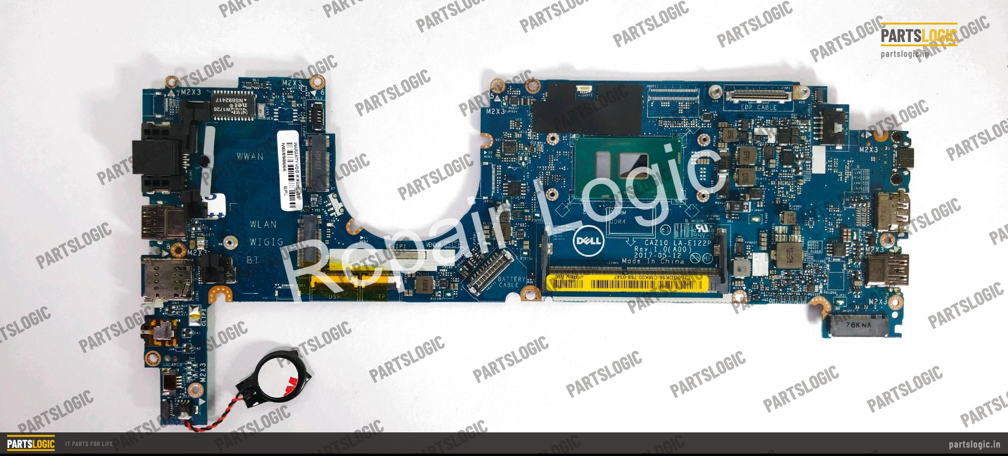 Dell Latitude E-Series 7280 Laptop Motherboard — i5-7300U, Integrated Graphics
