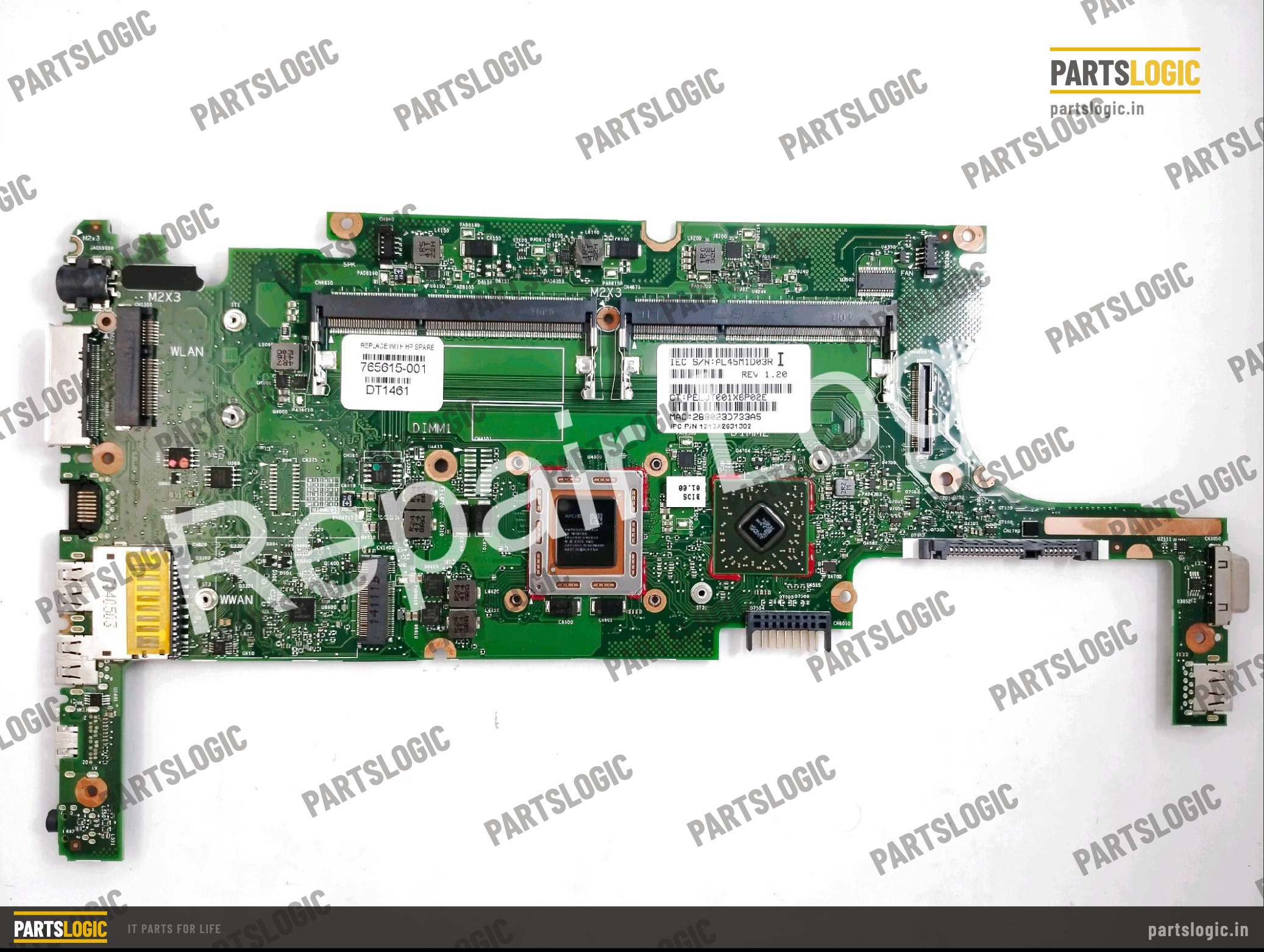 HP EliteBook 725 G2 Laptop Motherboard — A8-7450, Discrete Graphics