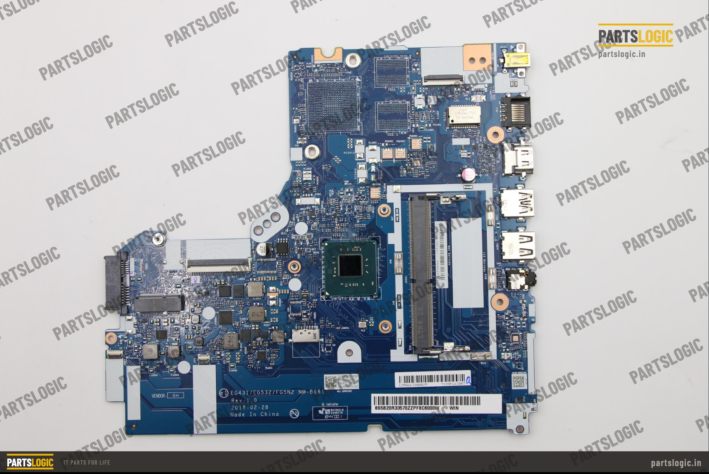 Lenovo IdeaPad 330-15IGM Laptop Motherboard — Pentium N5000, Integrated Graphics