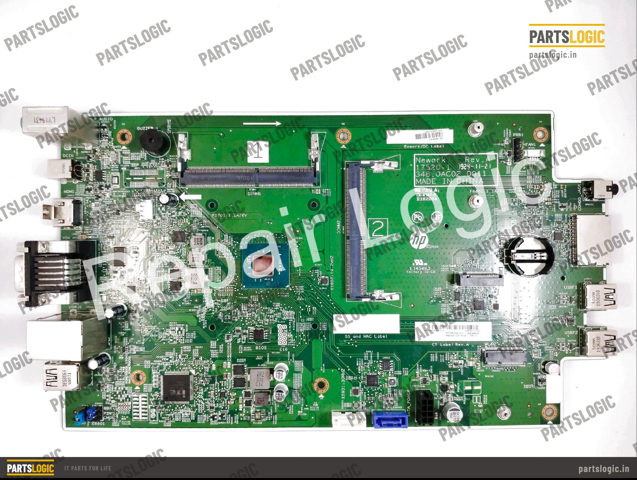 HP Slimline Desktop-290A Newark175201-1 J4005 CPU