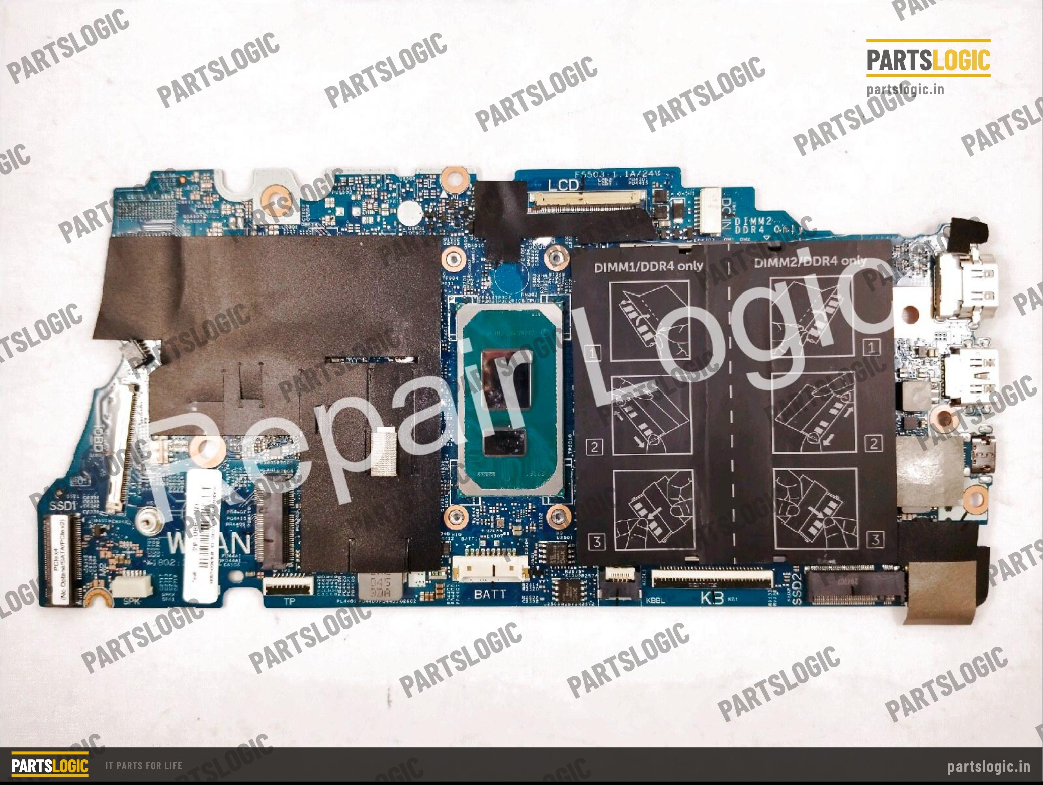 Dell Inspiron 5402 Laptop Motherboard — i5-1135G7, Integrated Graphics