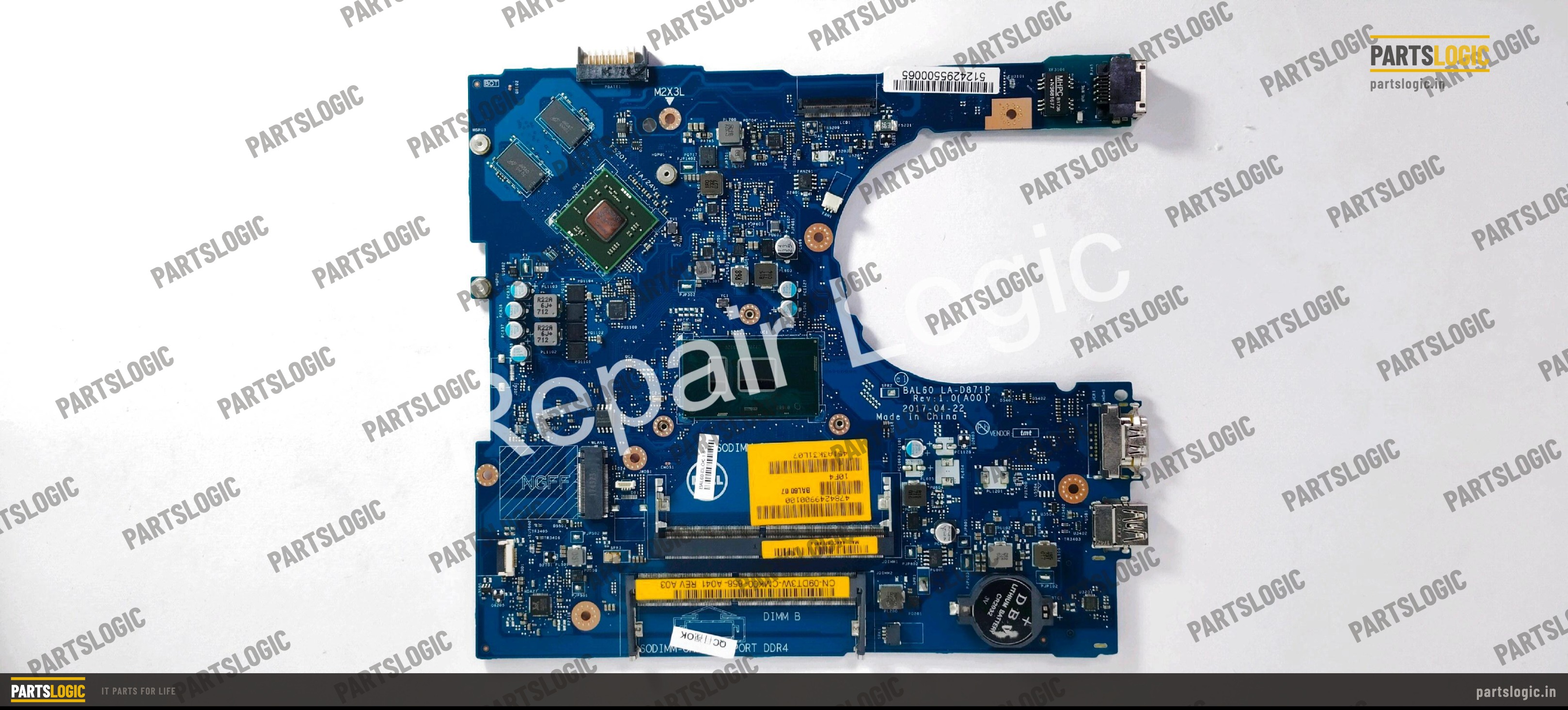DELL 5566 LA-D871P i7-7500U 2G MLK DIS