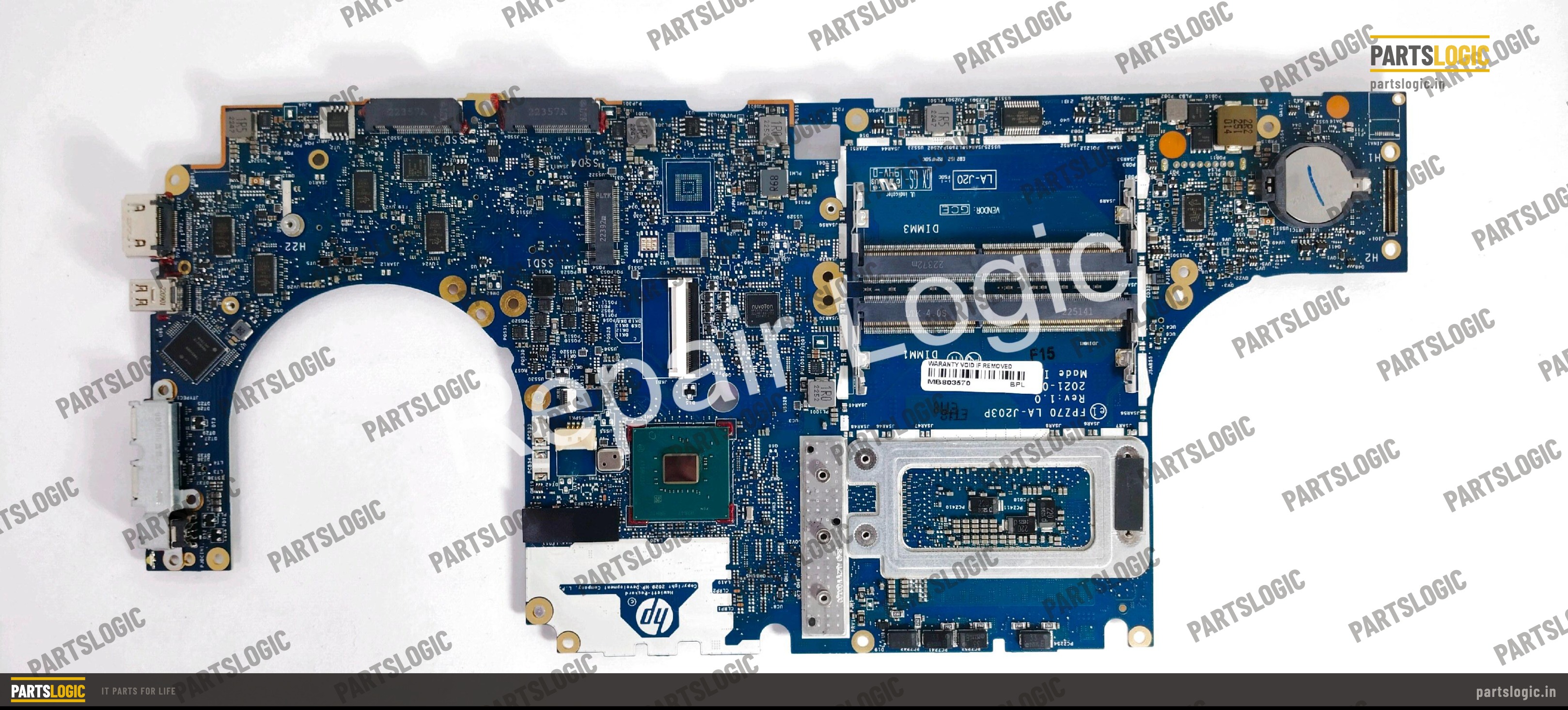 HP ZBook Fury Laptop Motherboard — i7-10850H, Integrated Graphics