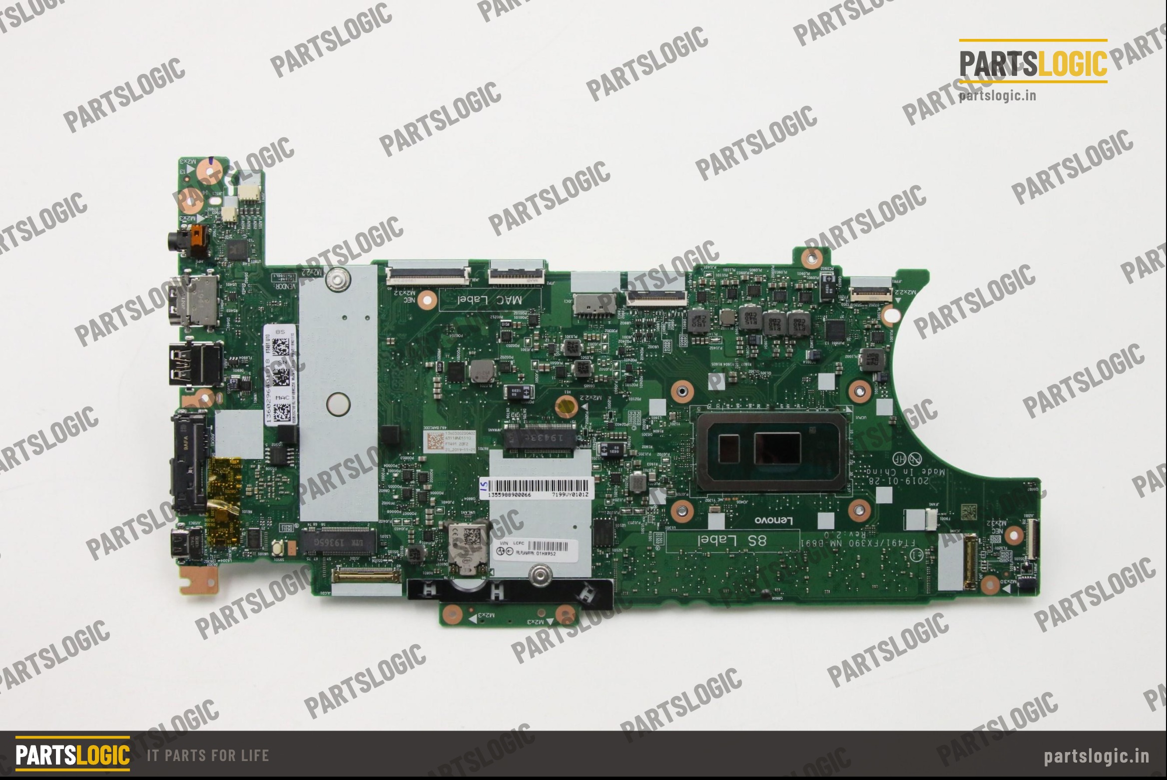 Lenovo ThinkPad T490S Laptop Motherboard — i7-8665U, Integrated Graphics