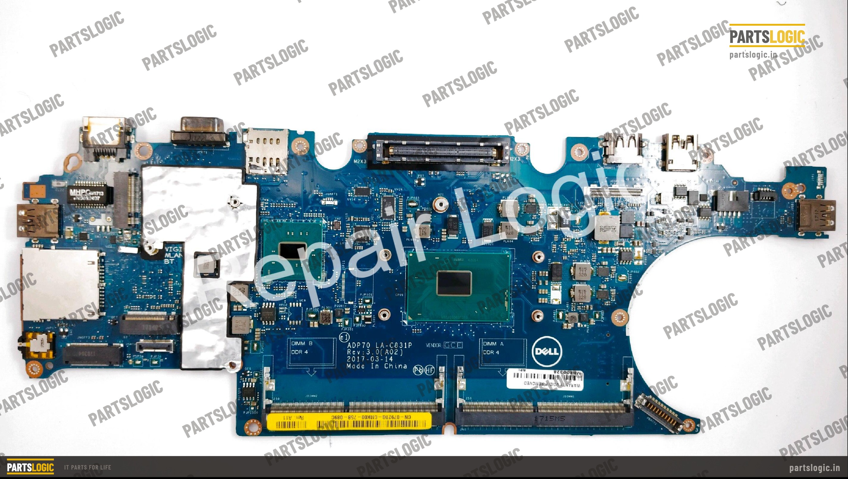 Dell Latitude E-Series 5470 Laptop Motherboard — i5-6440HQ, Integrated Graphics