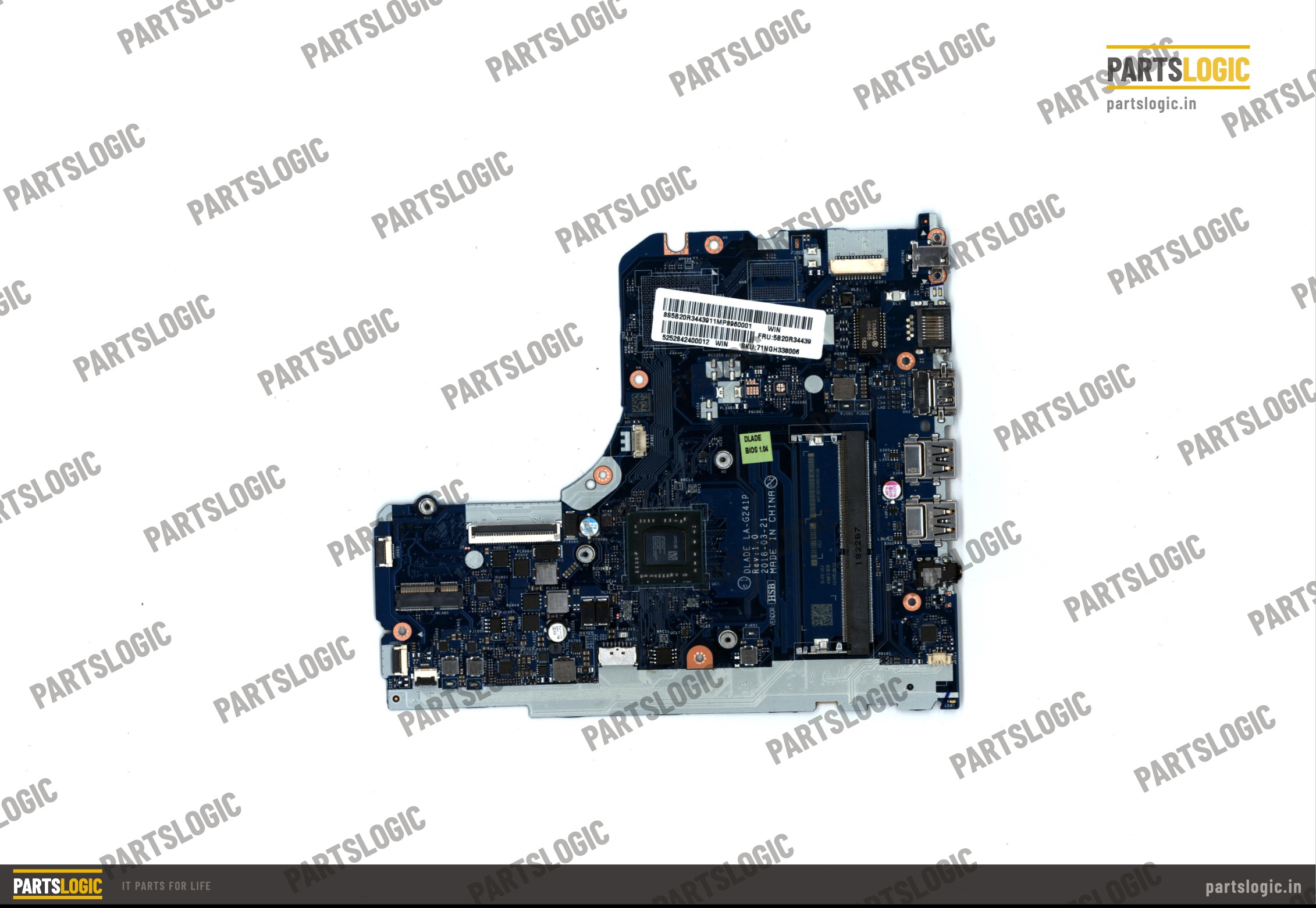 Lenovo IdeaPad 130-15AST Laptop Motherboard — A6-9225, Integrated Graphics