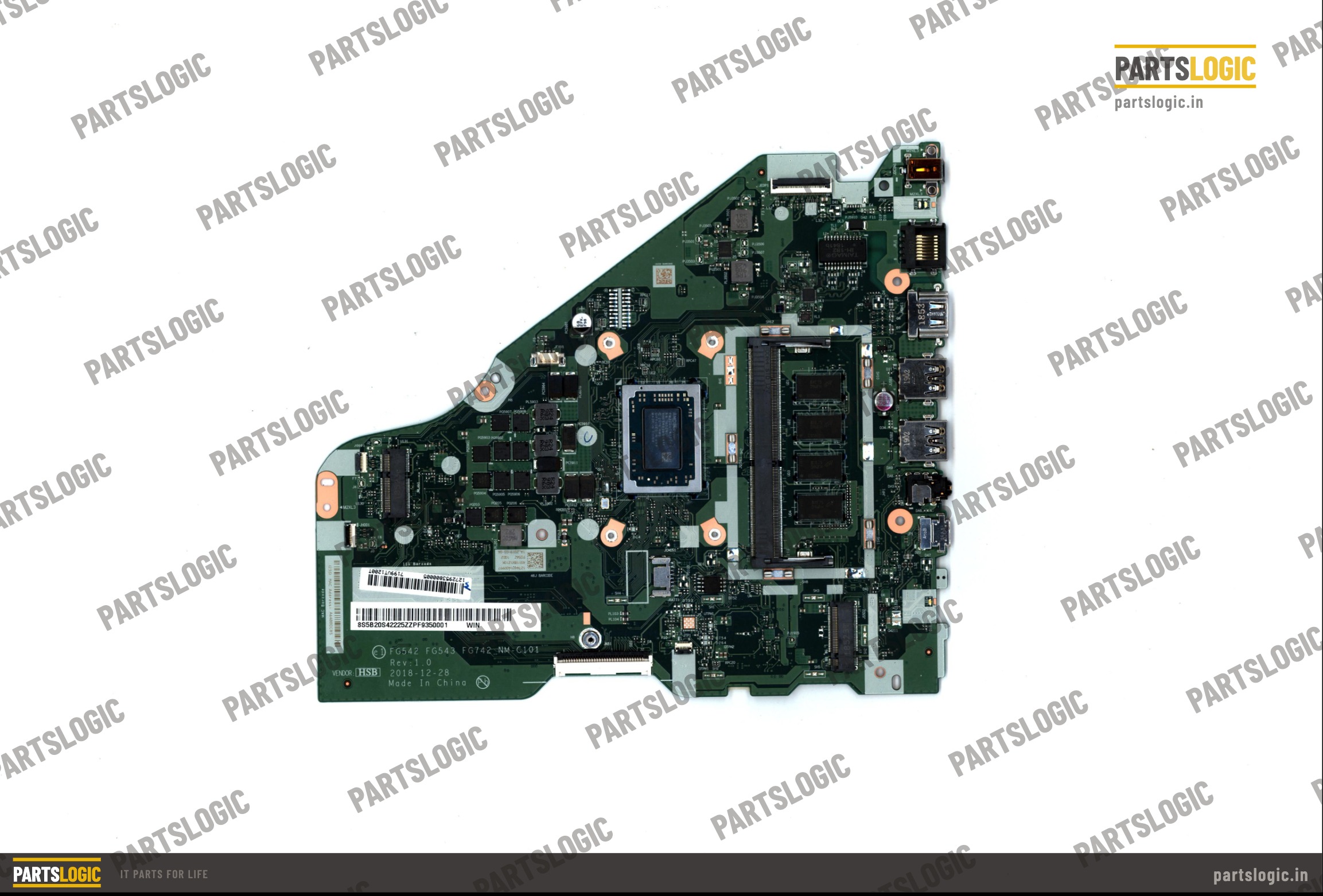 Lenovo ThinkPad L340 Laptop Motherboard — Ryzen 3 3200U, Integrated Graphics