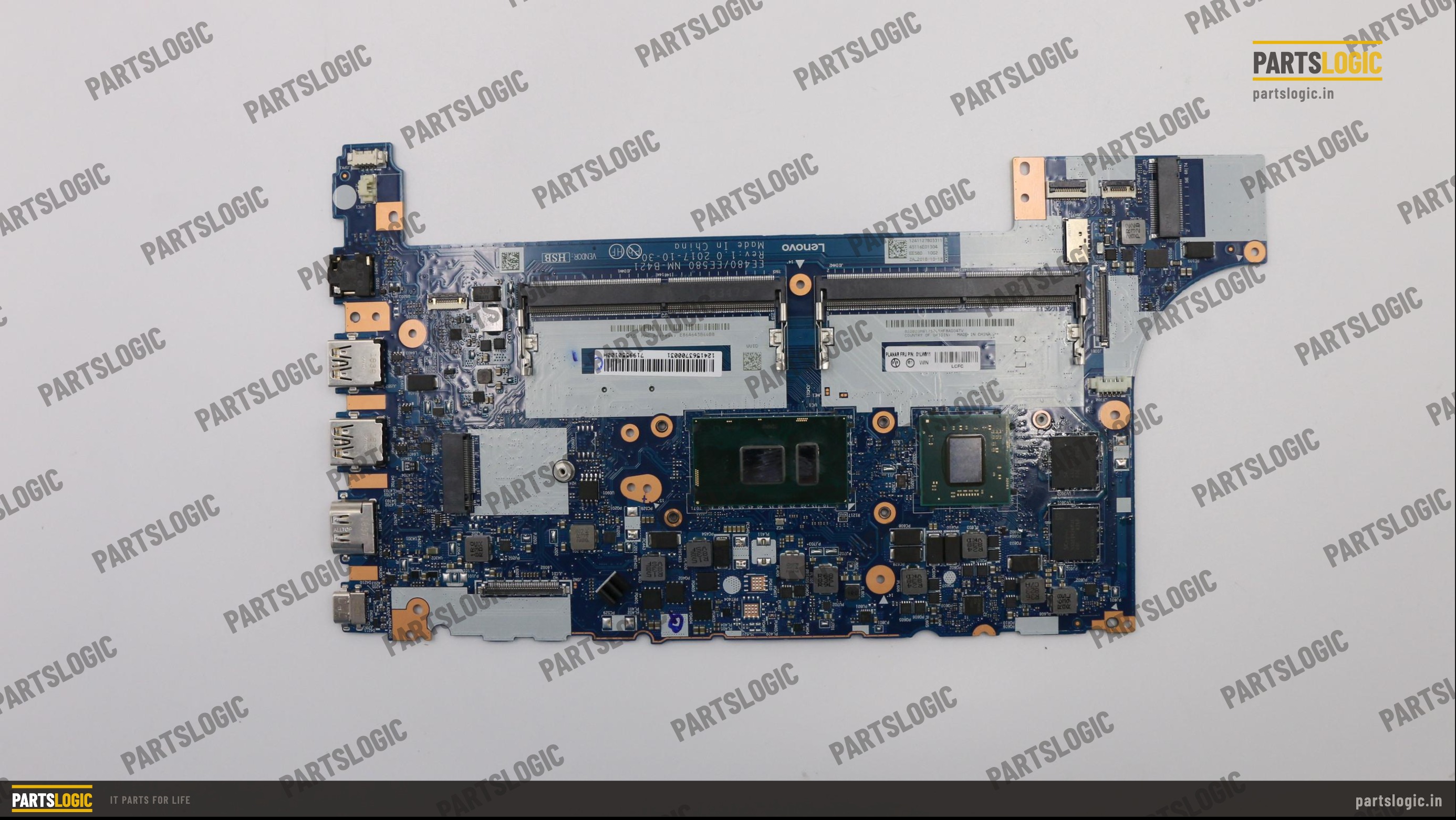Lenovo ThinkPad E480 Laptop Motherboard — i5-7200U, Discrete 2GB