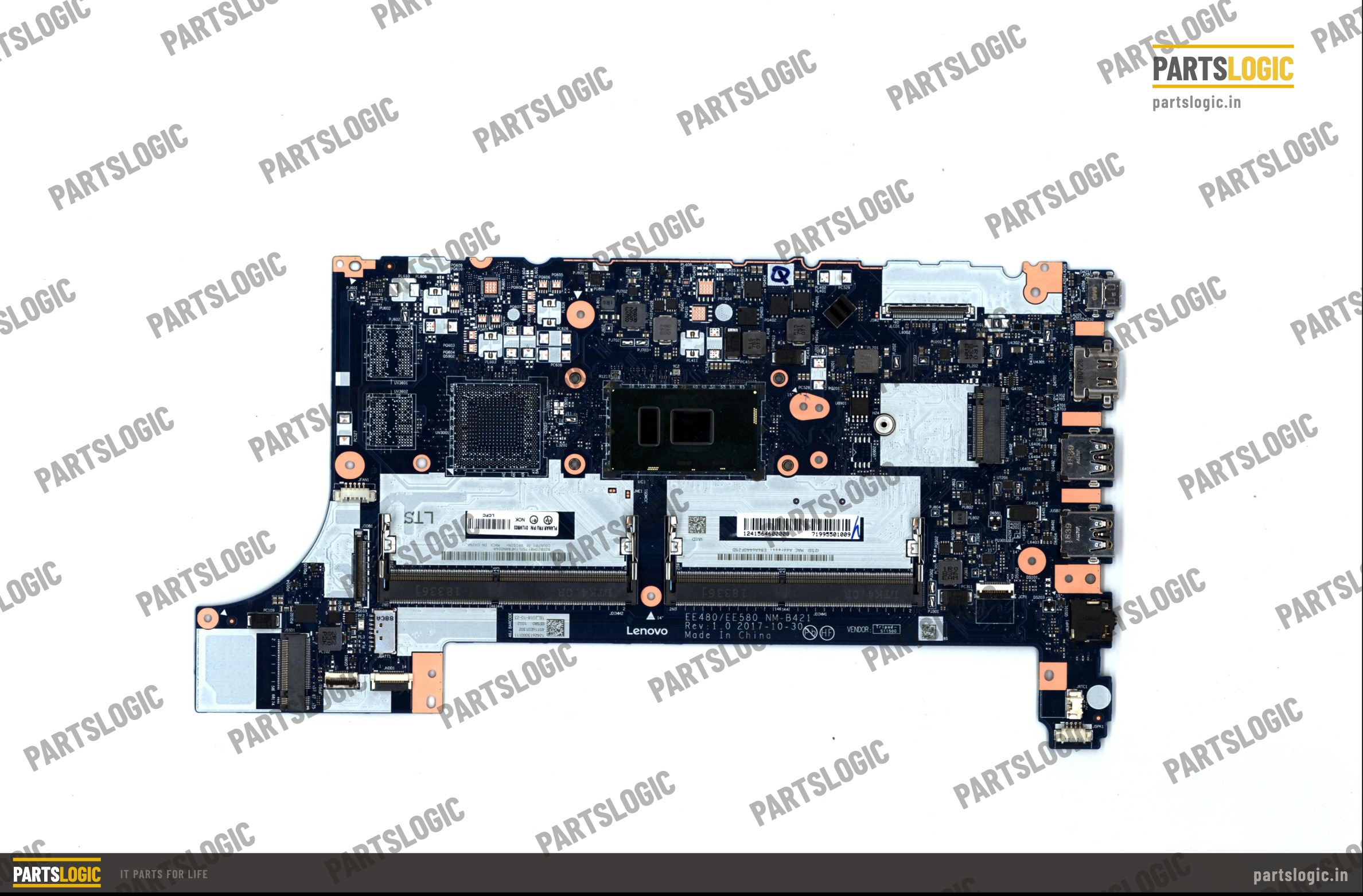 Lenovo ThinkPad E480 Laptop Motherboard — i5-7200U, Integrated Graphics