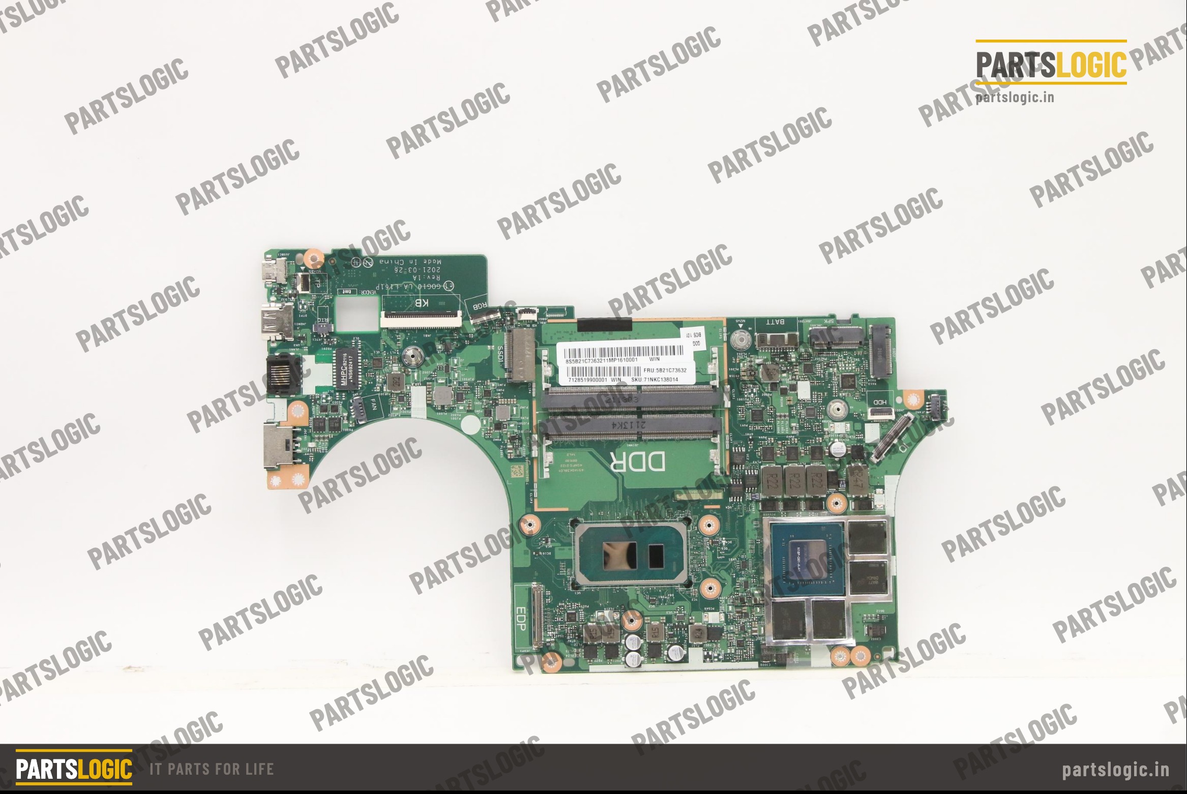 Lenovo IdeaPad Gaming Laptop Motherboard — i5-11300H, Discrete 4GB