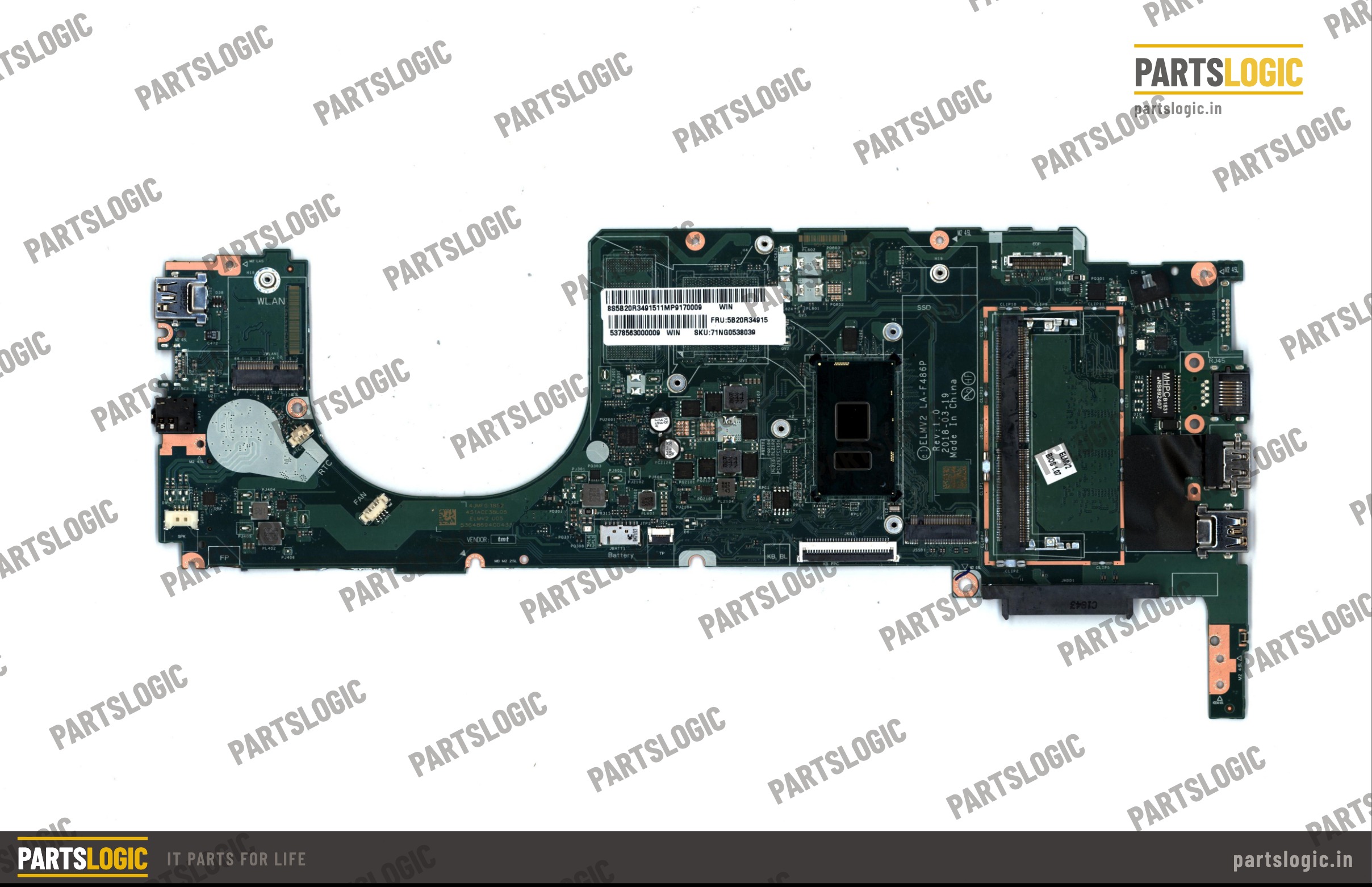 LENOVO V130-14IKB LA-F486P Pentium 4415 UMA