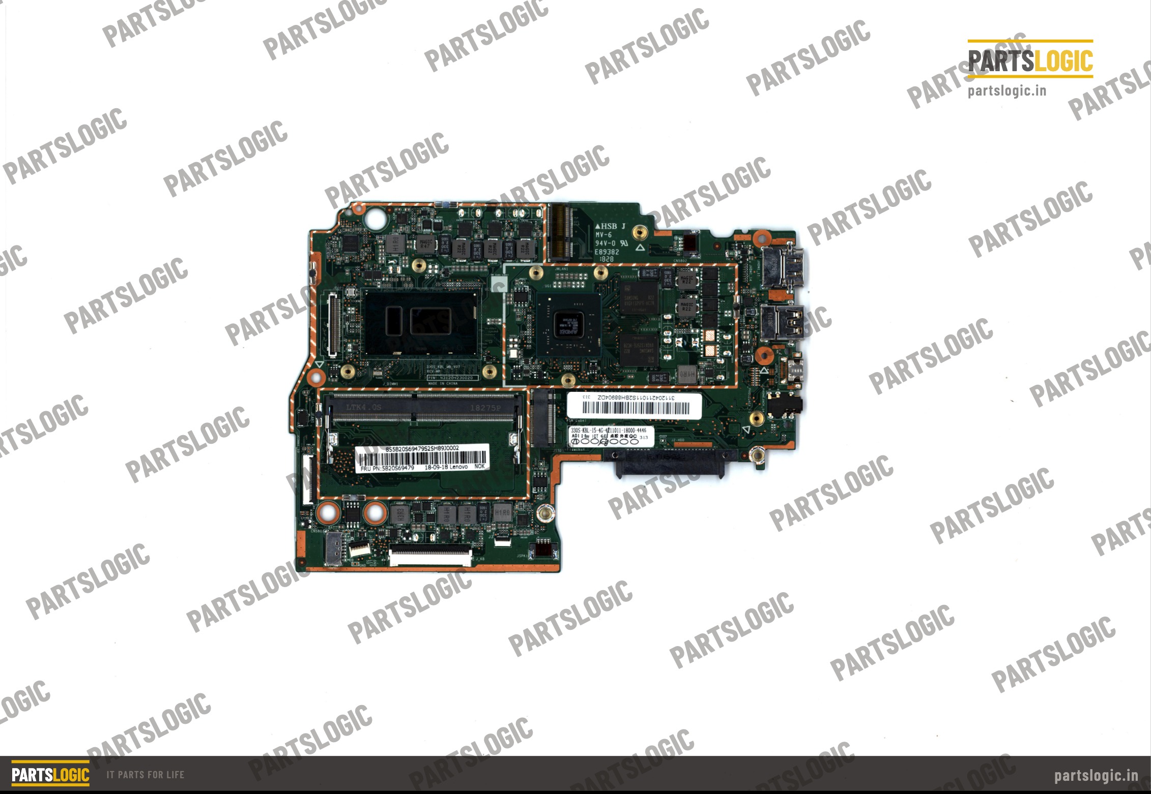 Lenovo IdeaPad 330S-14IKB Laptop Motherboard — i5-8250U, Discrete Graphics