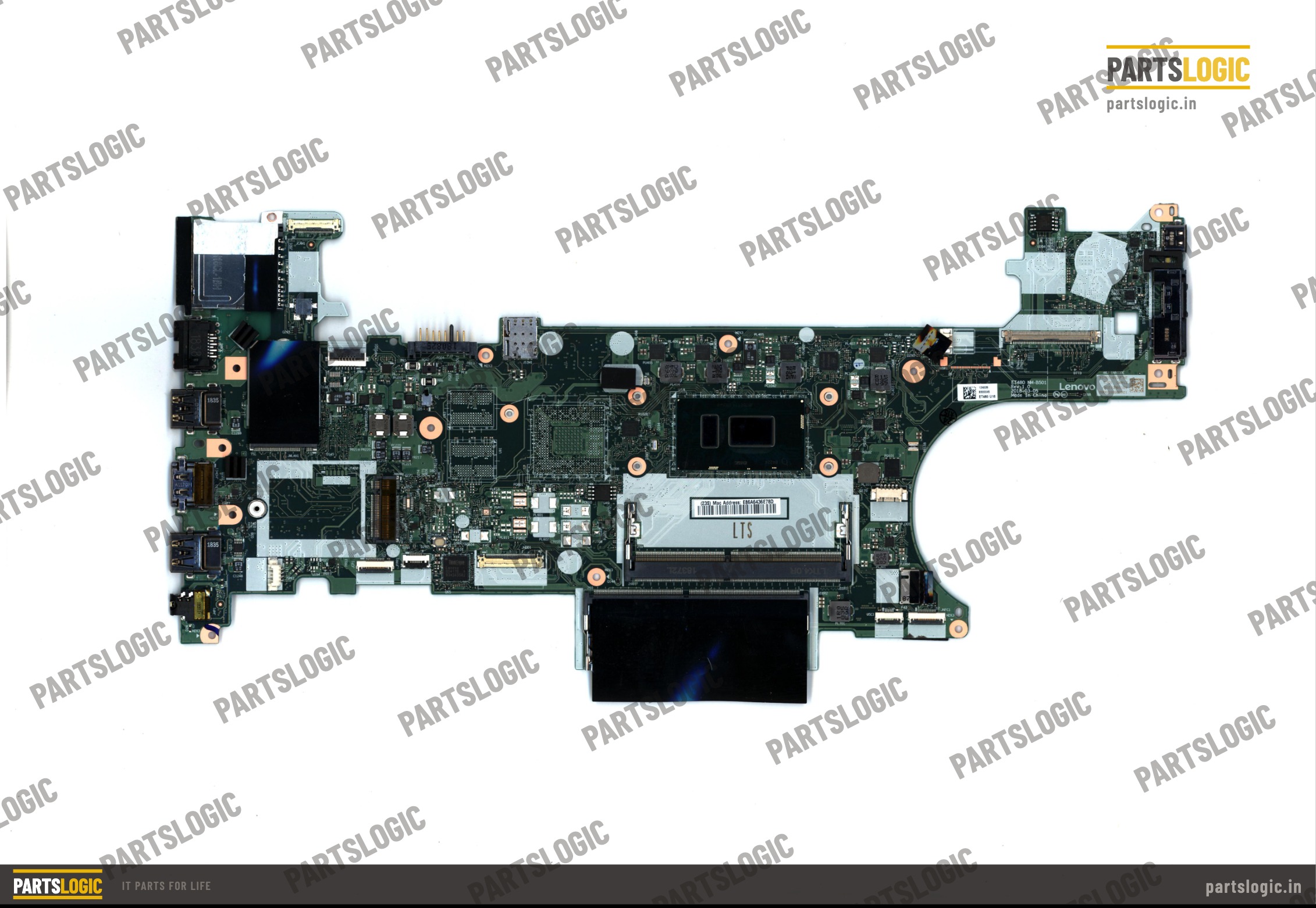 Lenovo ThinkPad T480 Laptop Motherboard — i3-8130U, Integrated Graphics
