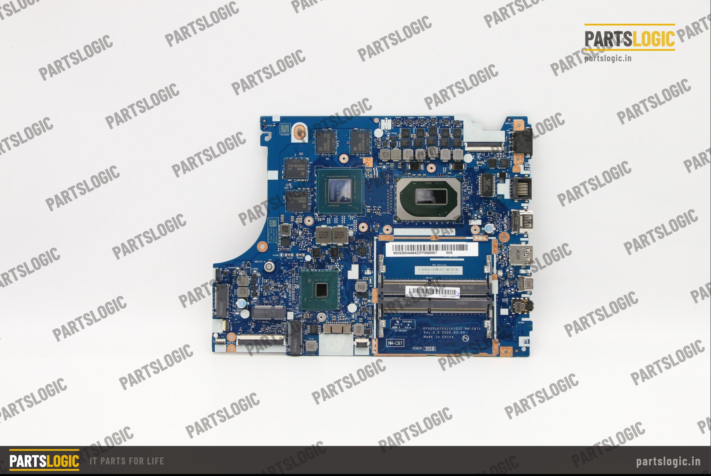 Lenovo IdeaPad Gaming Laptop Motherboard — i7-10750H, Discrete 4GB