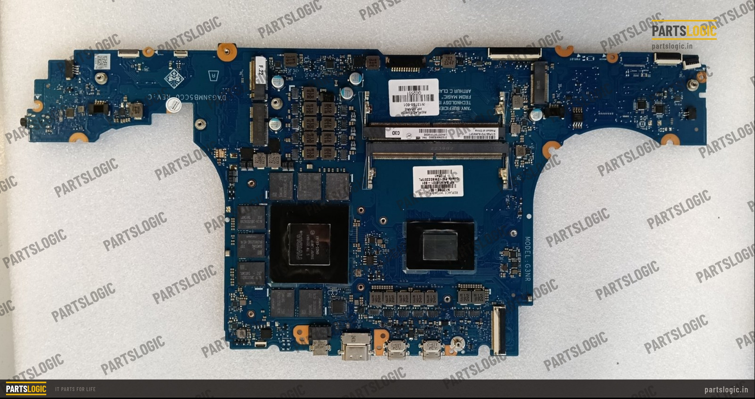 HP Omen 16-N Laptop Motherboard — Ryzen 7 6800H, Discrete Graphics