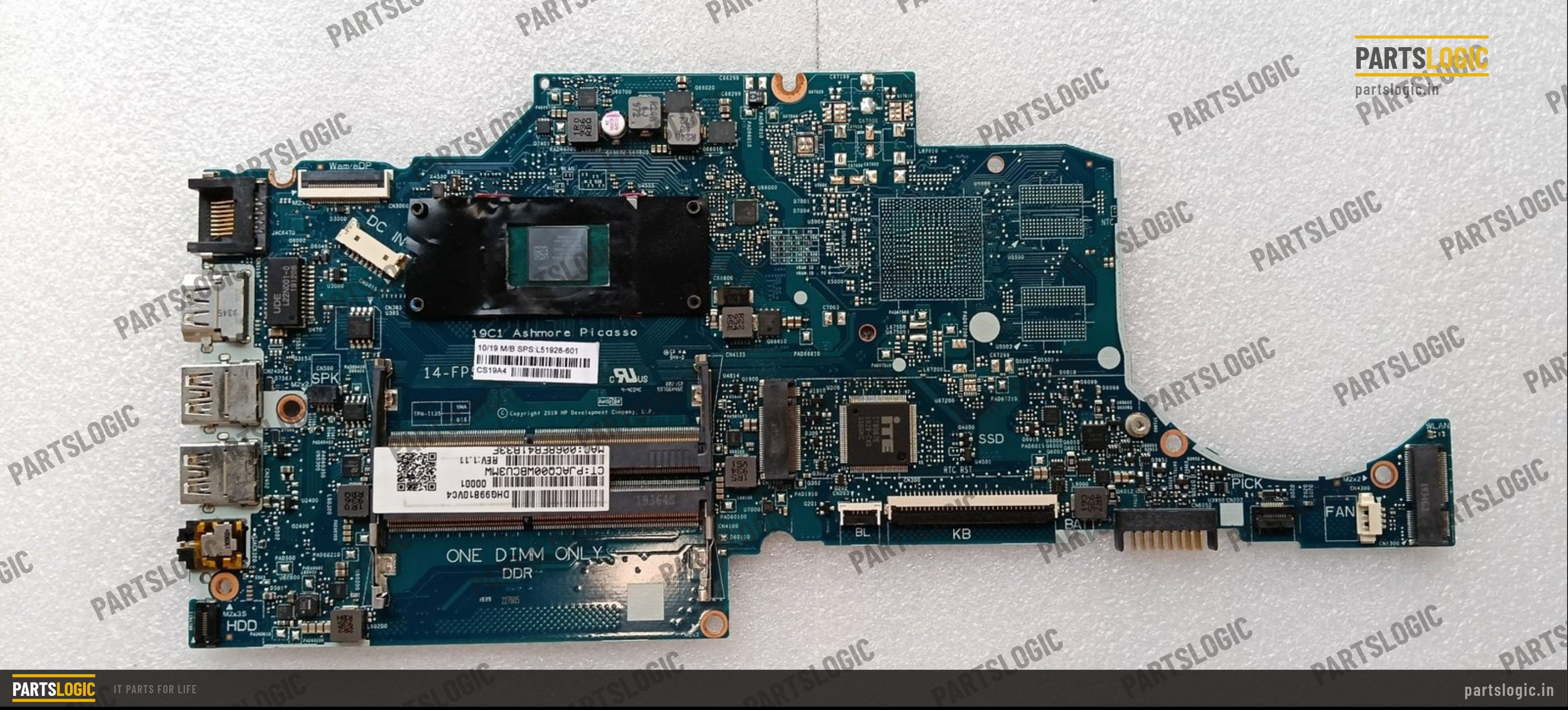 HP 14-DK 245 G7 Ashmore 6050A3068501 AMD RYZEN R3- 3200U
