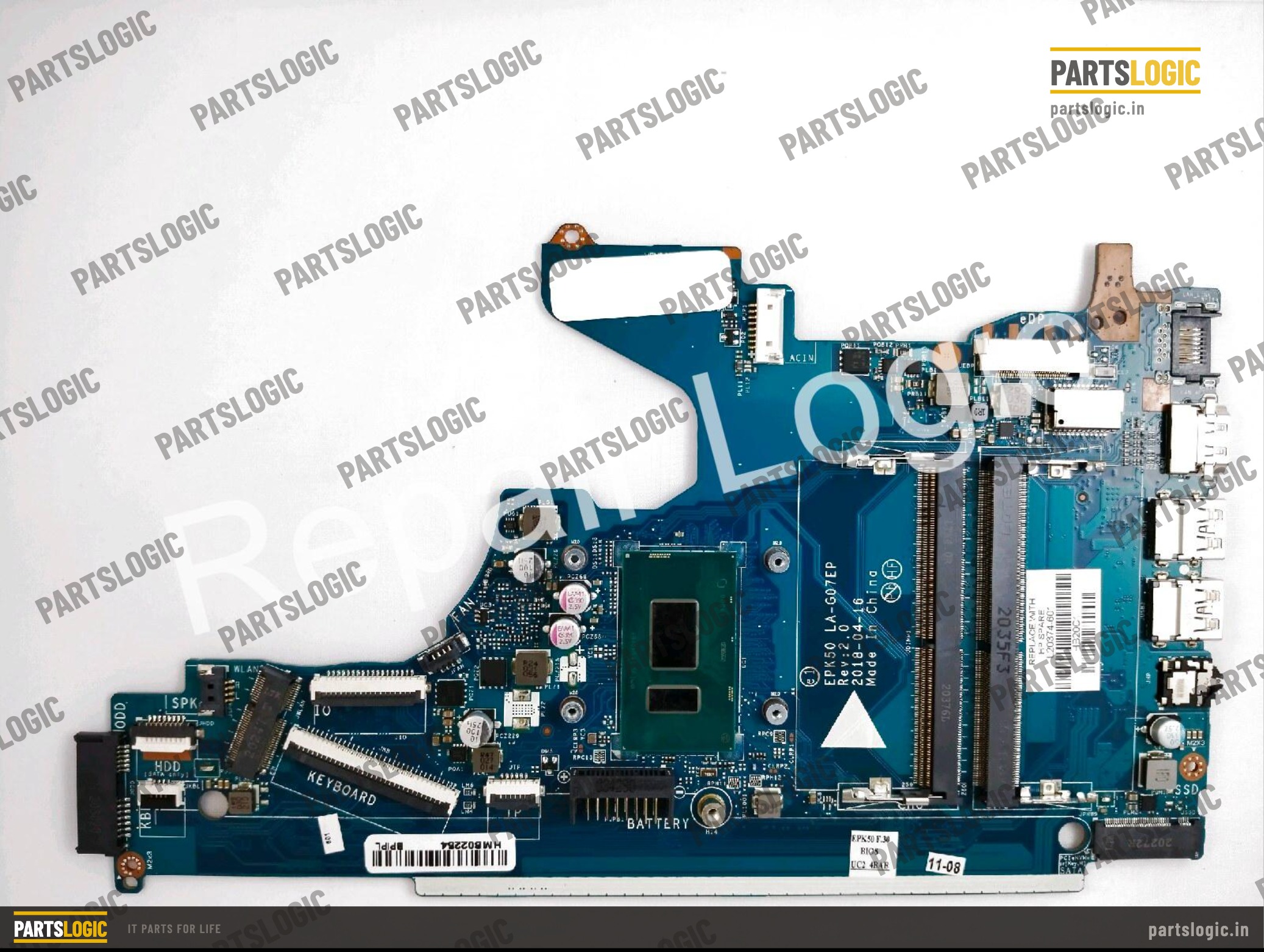 HP 15-DA / 15-EP LA-G07EP i3-8130U UMA