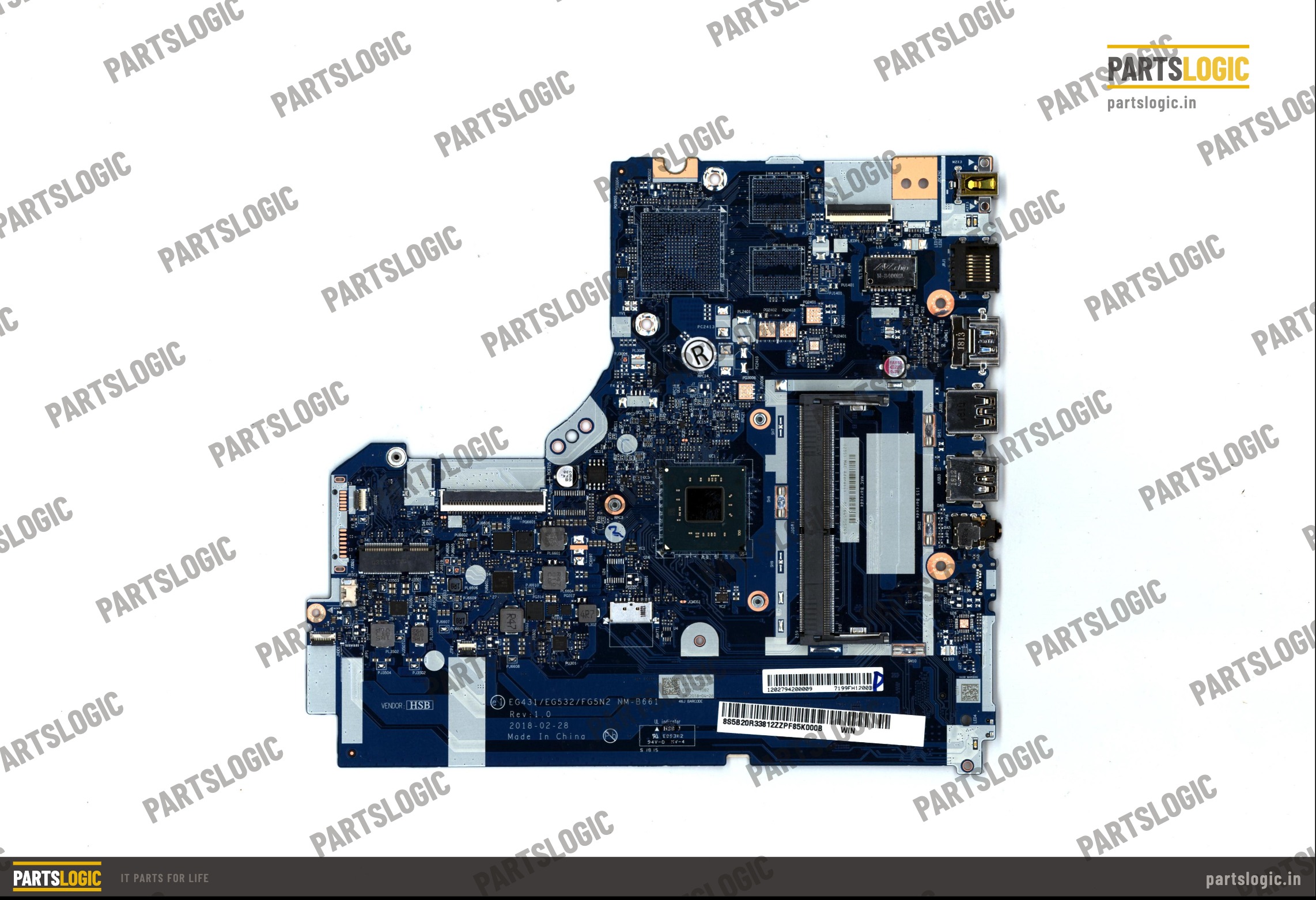Lenovo IdeaPad 330-15IGM Laptop Motherboard — Pentium N5000, Integrated Graphics