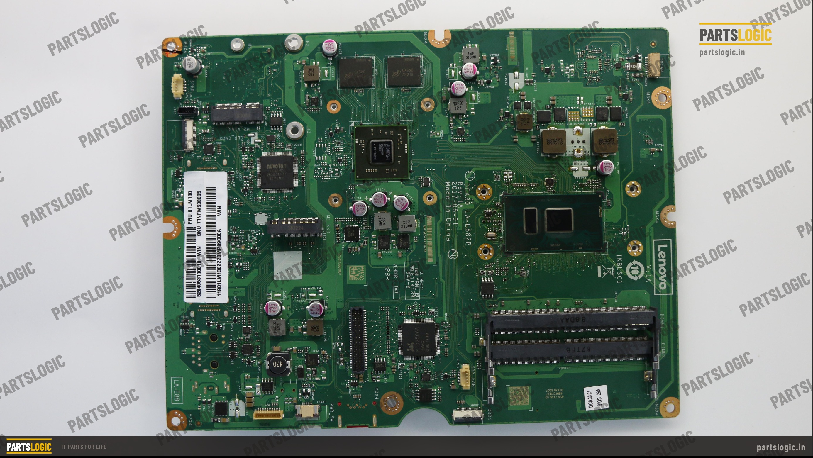 Lenovo ThinkPad E882P Laptop Motherboard — i5-7200, Discrete 2GB