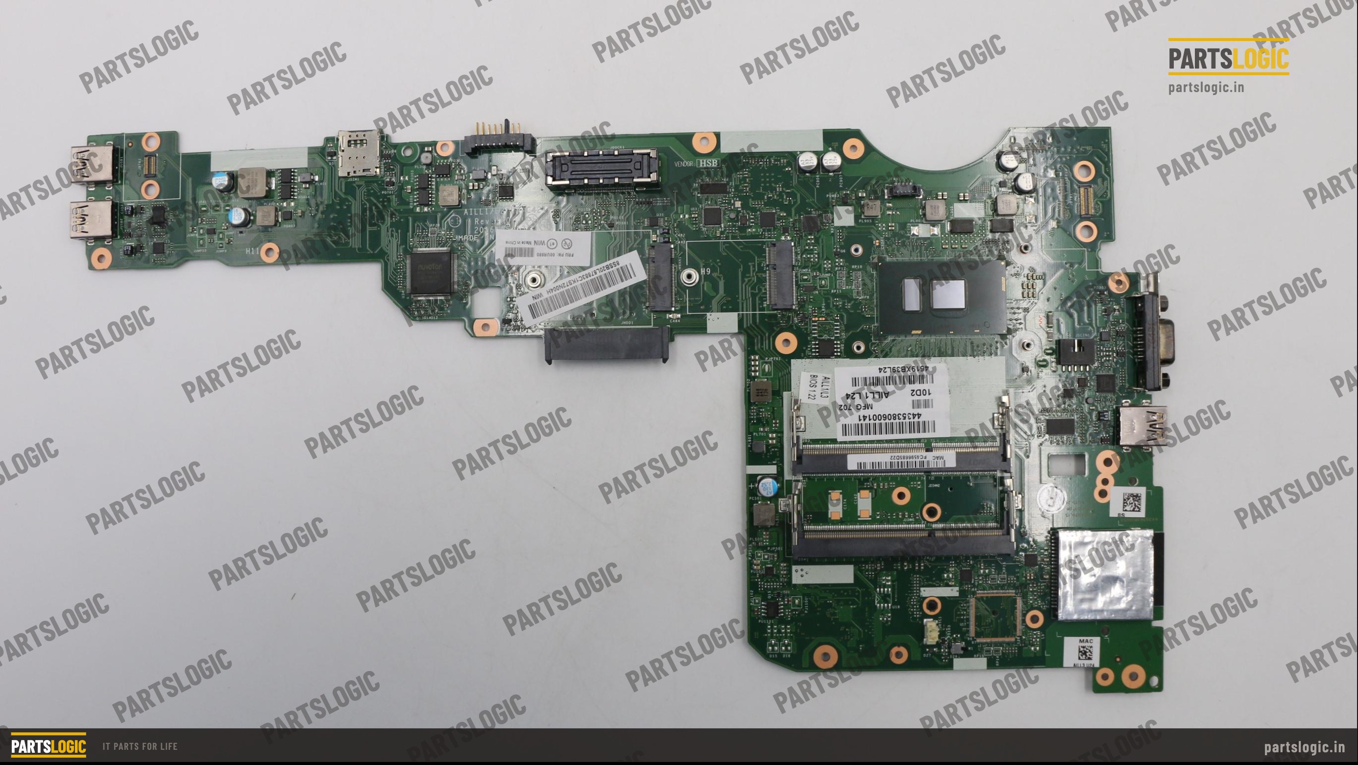 Lenovo ThinkPad L560 Laptop Motherboard — i7-6600U, Integrated Graphics