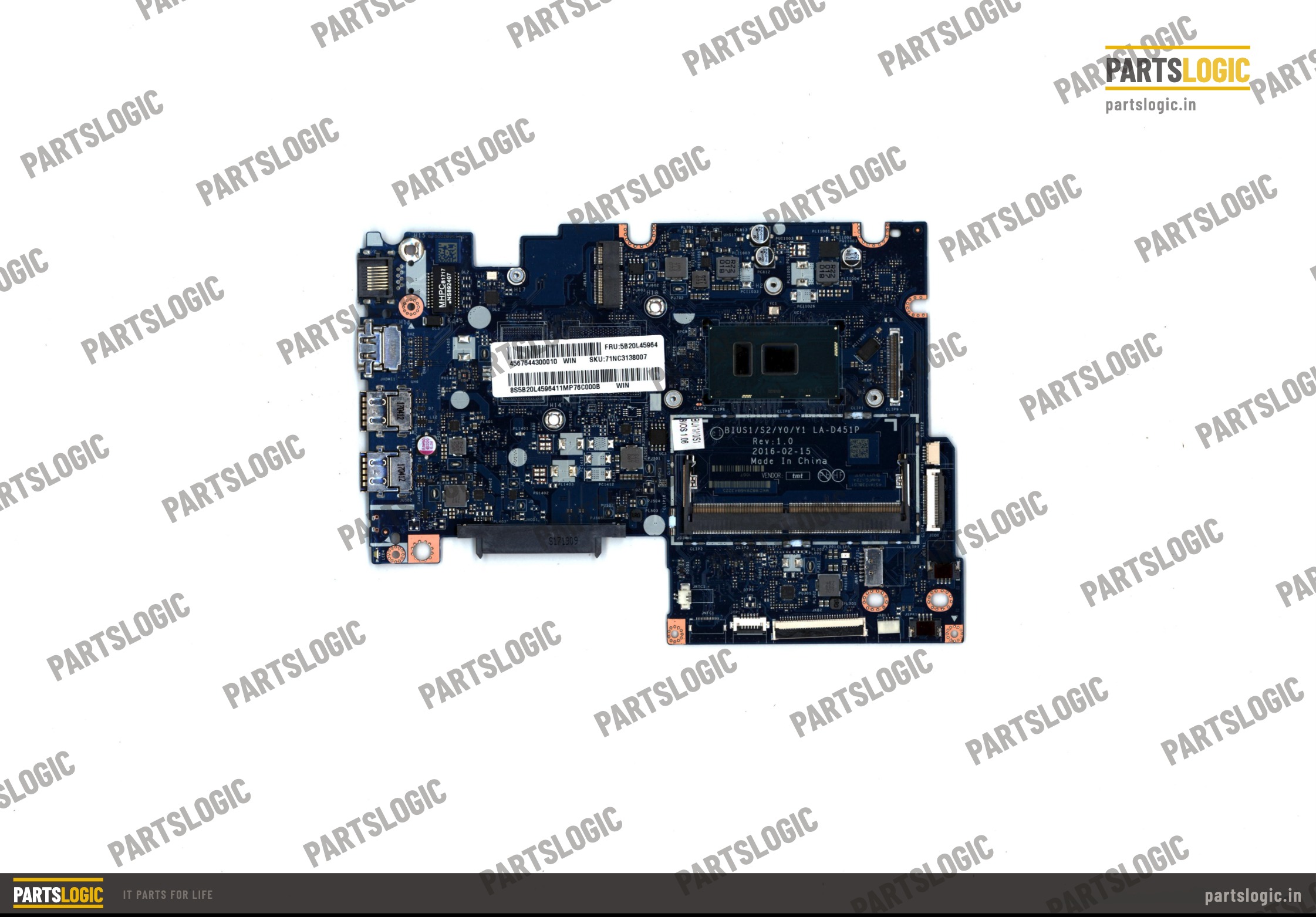 LENOVO FLEX 4-11 LA-D451P i5-6200U UMA