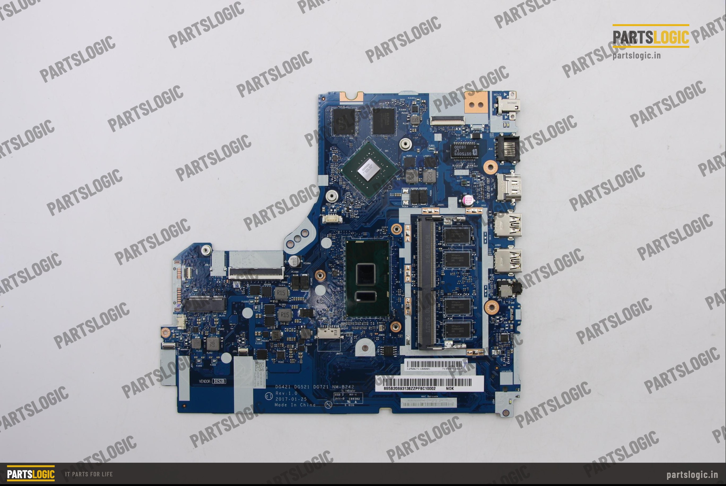 Lenovo IdeaPad 320-15ISK Laptop Motherboard — i3-7020U, Discrete Graphics
