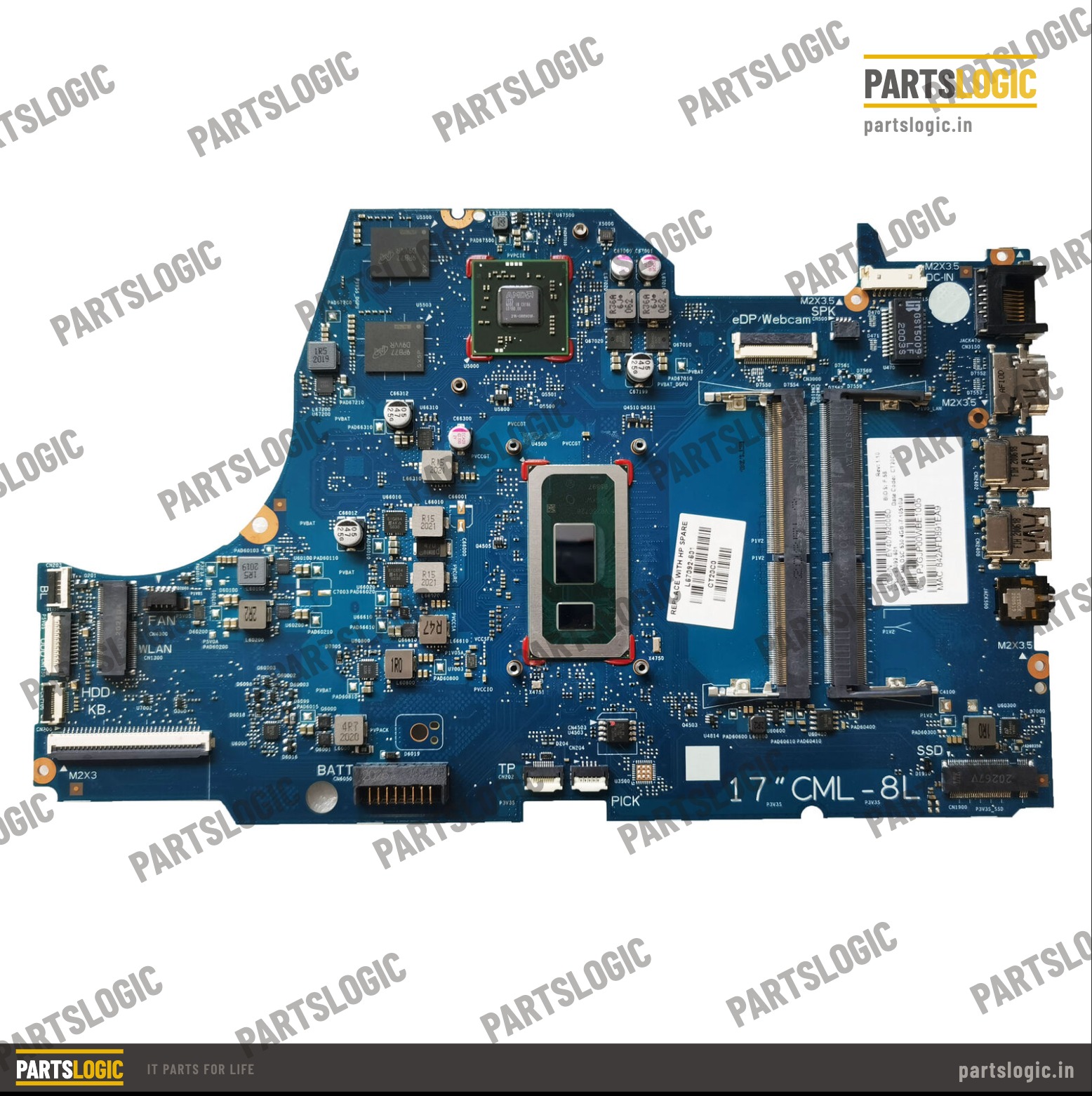 HP 17-BY SNAPE-6050A3107801 i7-10510U DIS 4GB