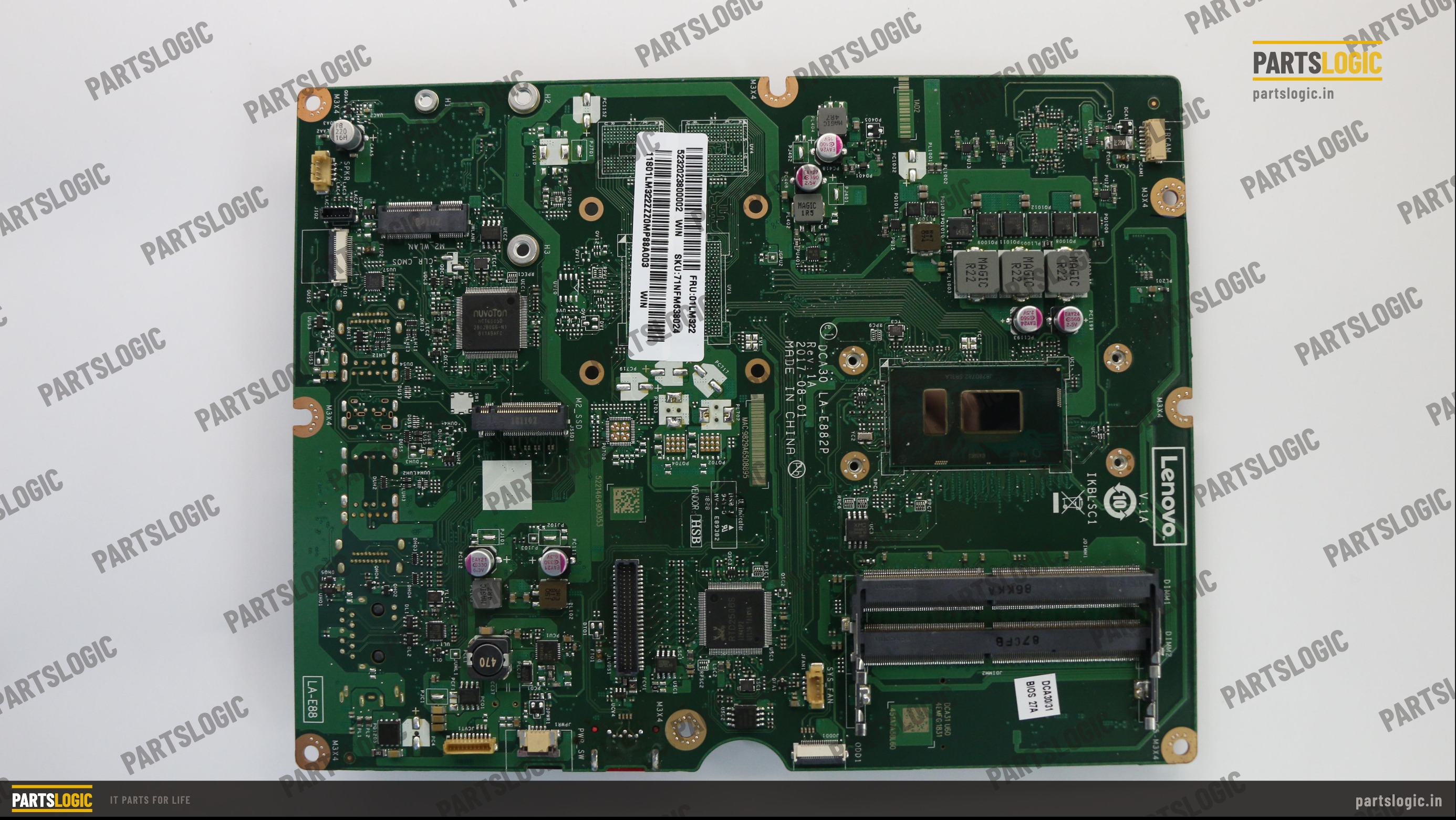 Lenovo ThinkPad E882P Laptop Motherboard — i5-8250U, Integrated Graphics