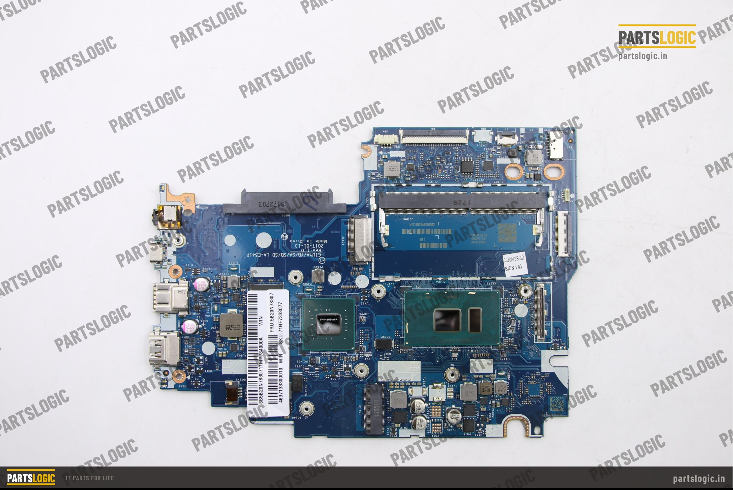 Lenovo IdeaPad 320s-15iKB Laptop Motherboard — Pentium N4415U, Discrete 2GB