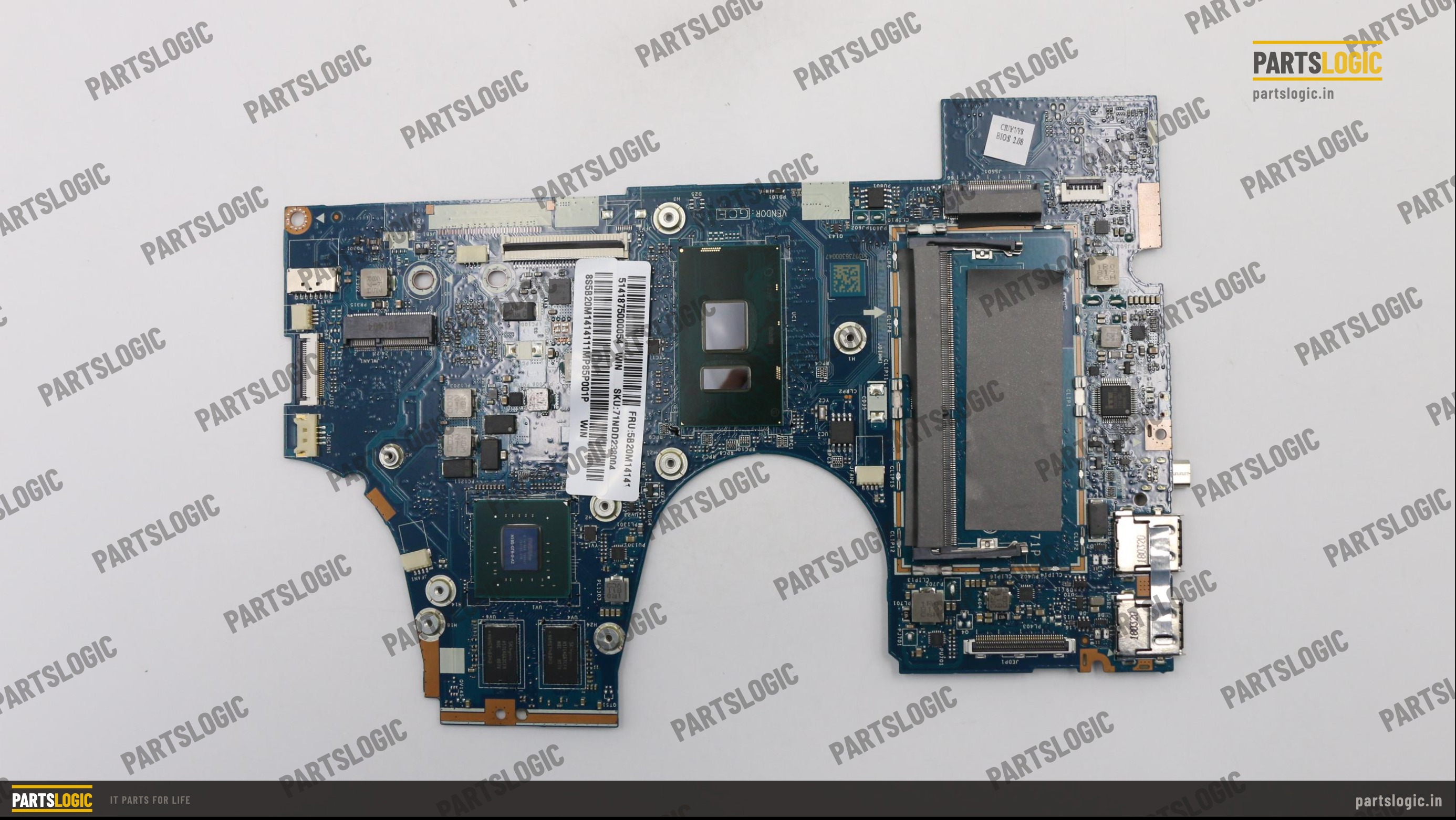 Lenovo Yoga 710-14 Laptop Motherboard — i7-7500U, Discrete Graphics
